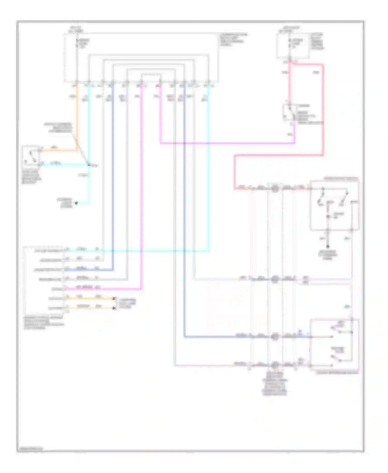 Wiring diagram cruise on/off switch for Saturn VUE I (2001-2007) (1 of 1)