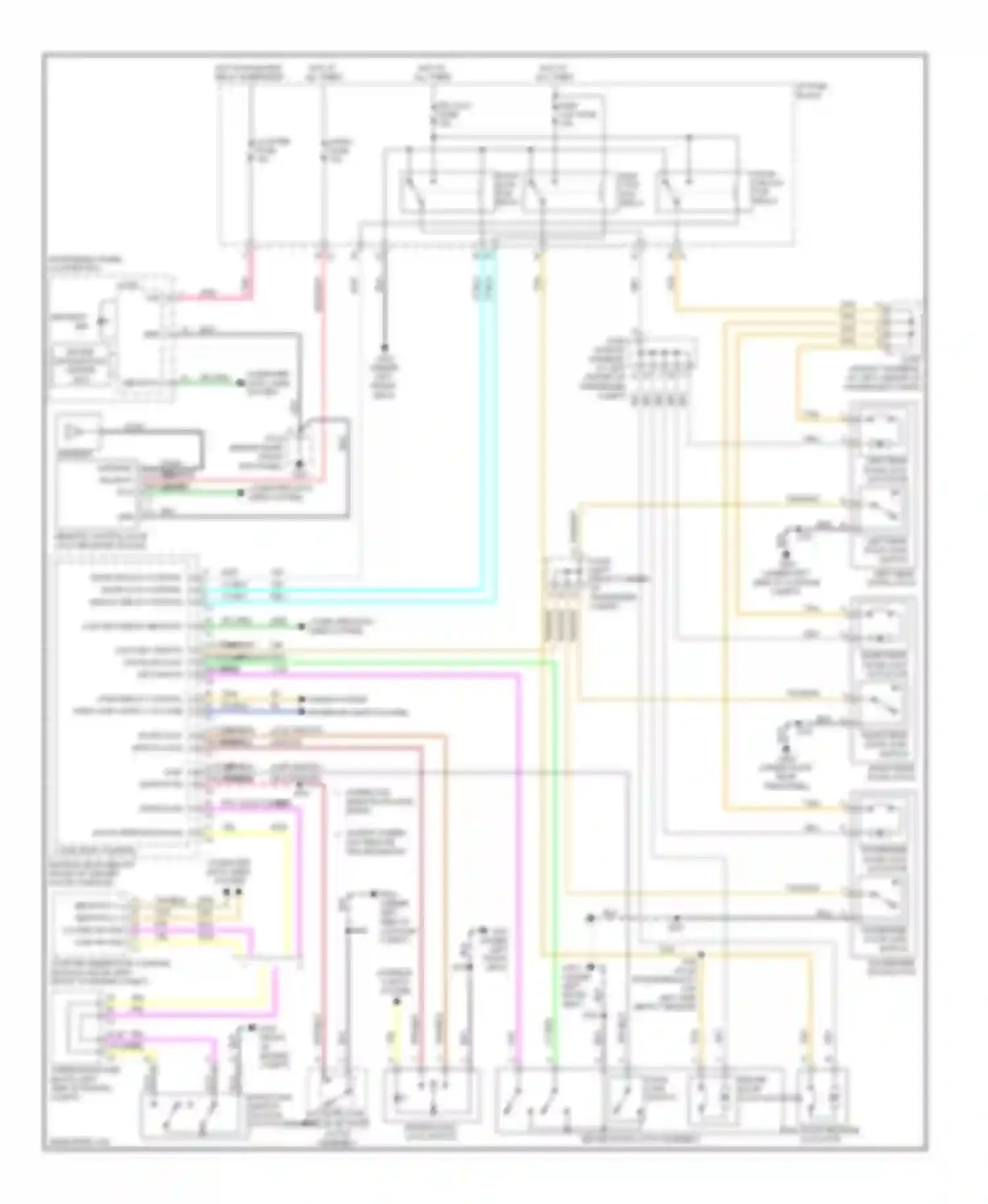 VUE Saturn II (2007-2009): Forced entry circuit
