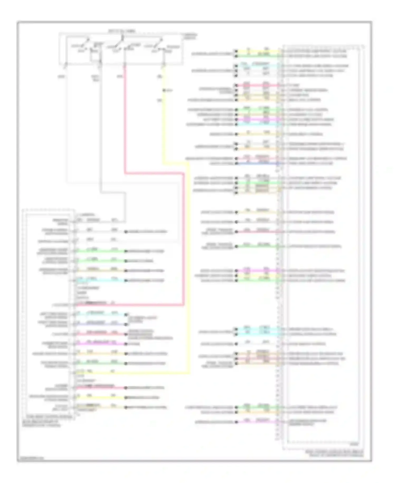 VUE Saturn II (2007-2009): Body control modules circuit (2 of 2)