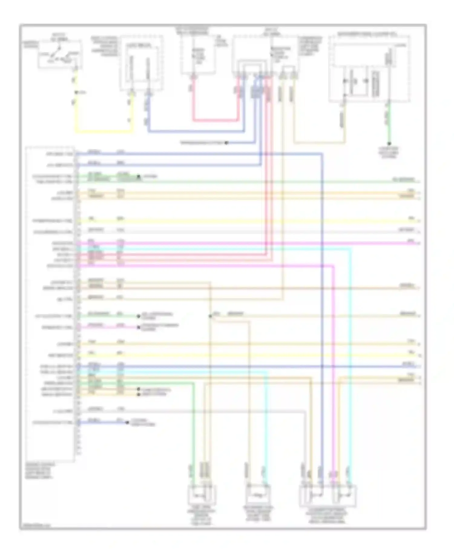 VUE Saturn II (2007-2009): Wiring diagram engine performance 2.4l vin p, engine controls circuit (1 of 5)