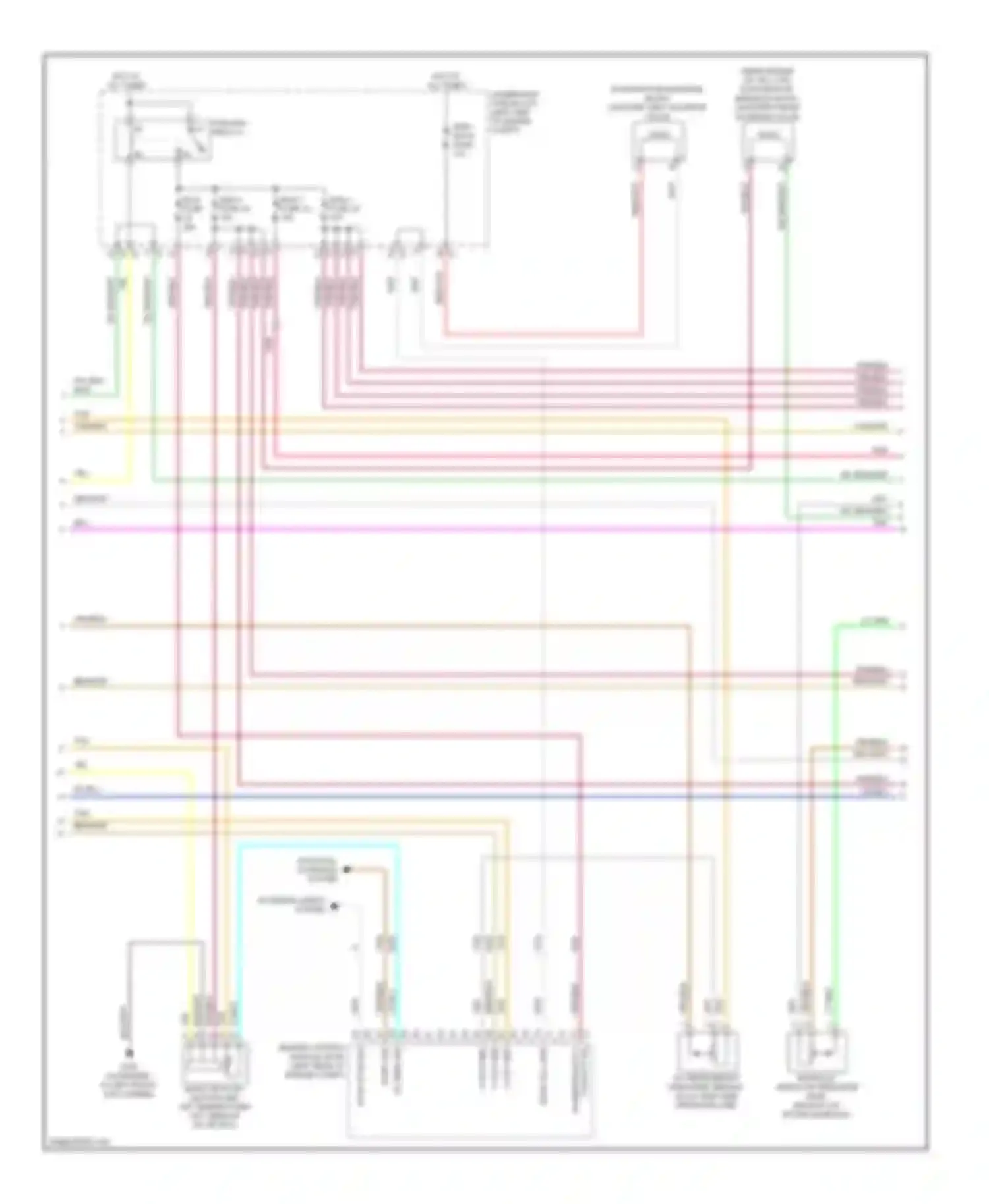 VUE Saturn II (2007-2009): Wiring diagram engine performance 2.4l vin p, engine controls circuit (2 of 5)