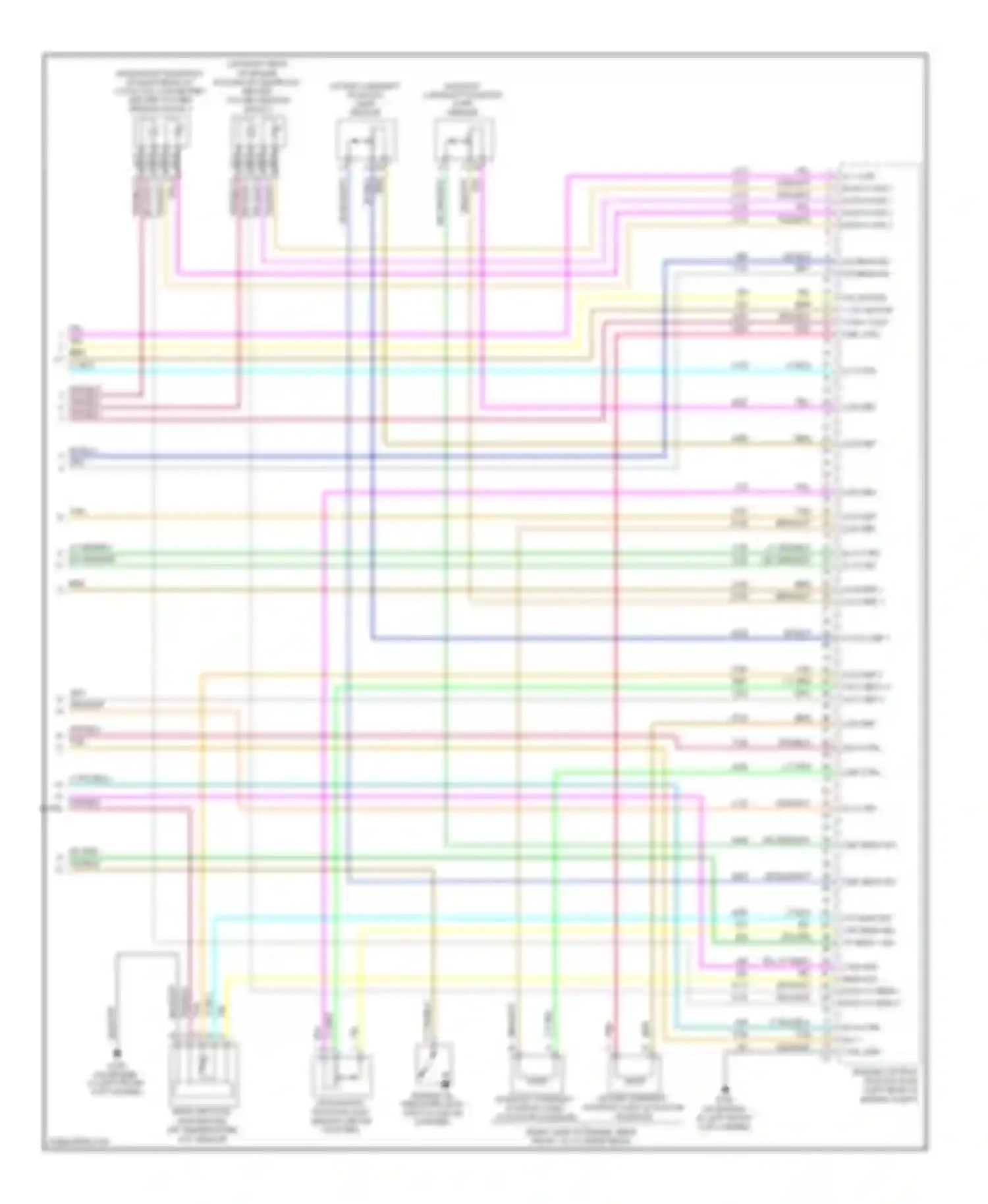 VUE Saturn II (2007-2009): Wiring diagram engine performance 2.4l vin z, engine controls circuit (5 of 5)