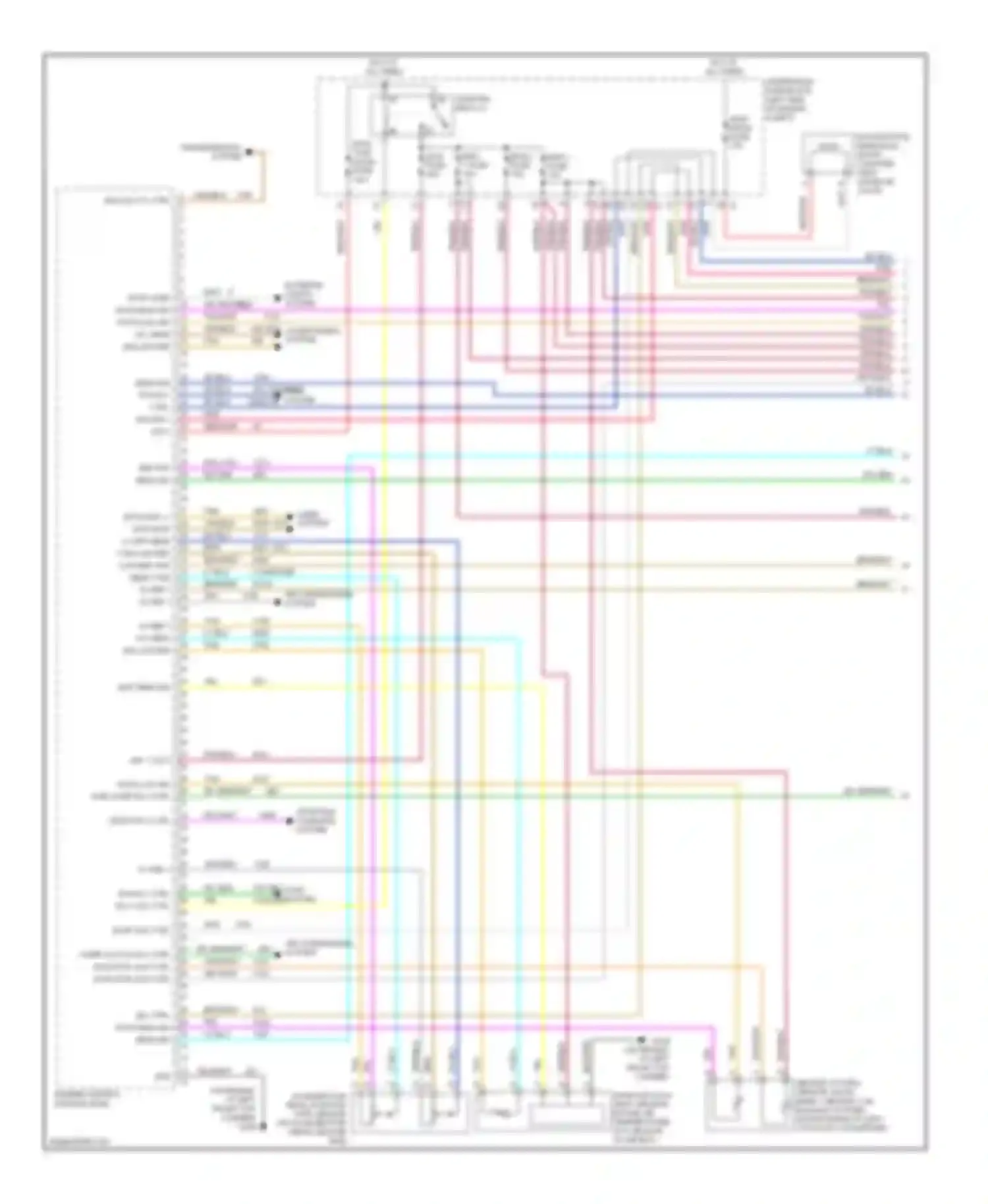 VUE Saturn II (2007-2009): Wiring diagram engine performance 3.5l vin n, engine controls circuit (1 of 4)