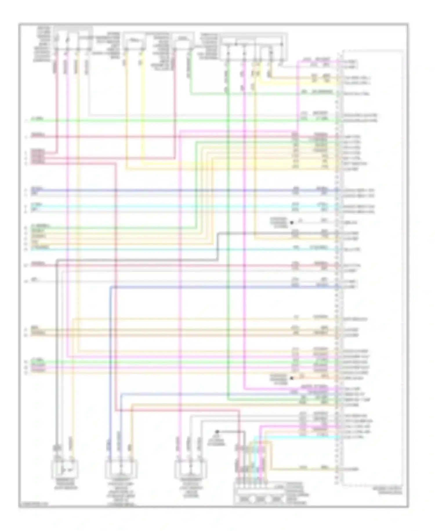 VUE Saturn II (2007-2009): Wiring diagram engine performance 3.5l vin n, engine controls circuit (4 of 4)
