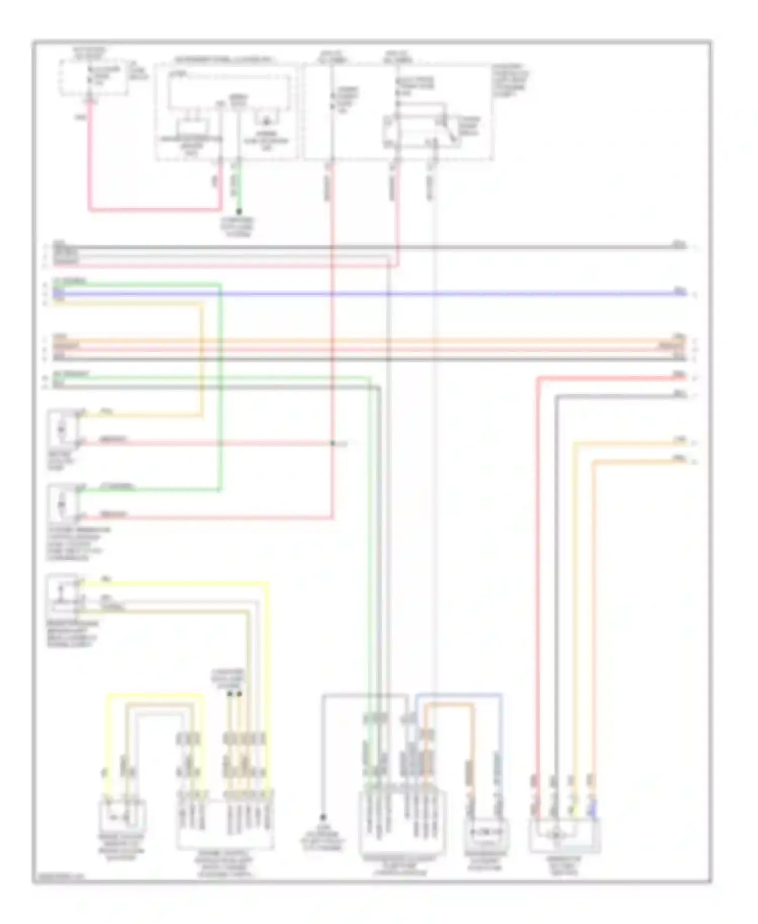 VUE Saturn II (2007-2009): Wiring diagram engine performance hybrid system circuit (2 of 3)