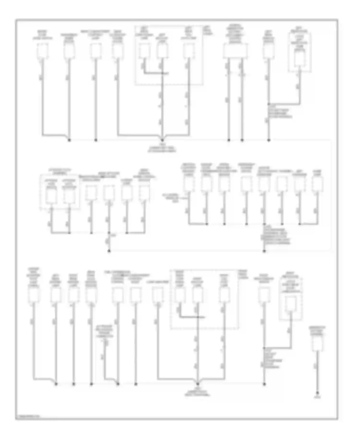 VUE Saturn II (2007-2009): Ground distribution circuit (4 of 4)