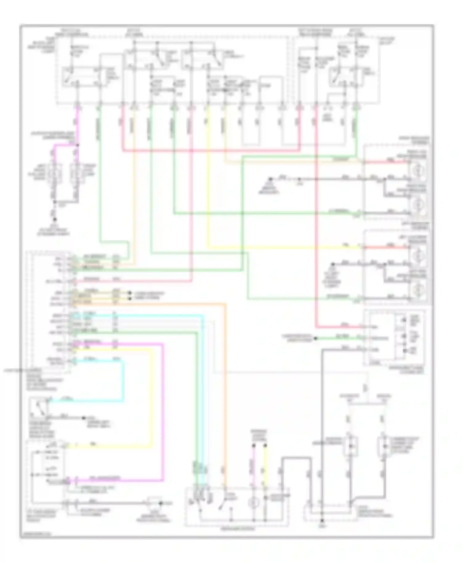 VUE Saturn II (2007-2009): Headlights circuit
