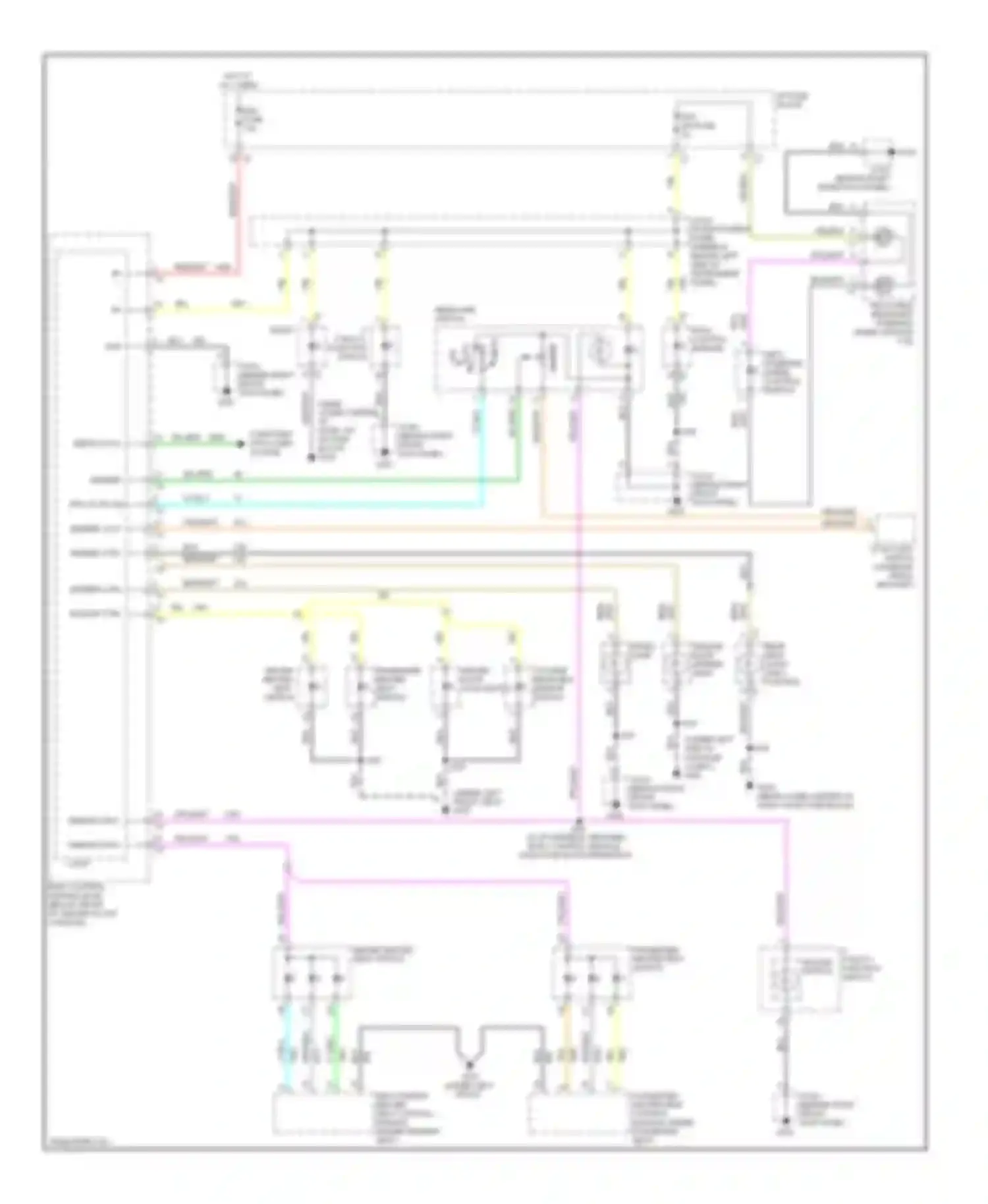 VUE Saturn II (2007-2009): Instrument illumination circuit
