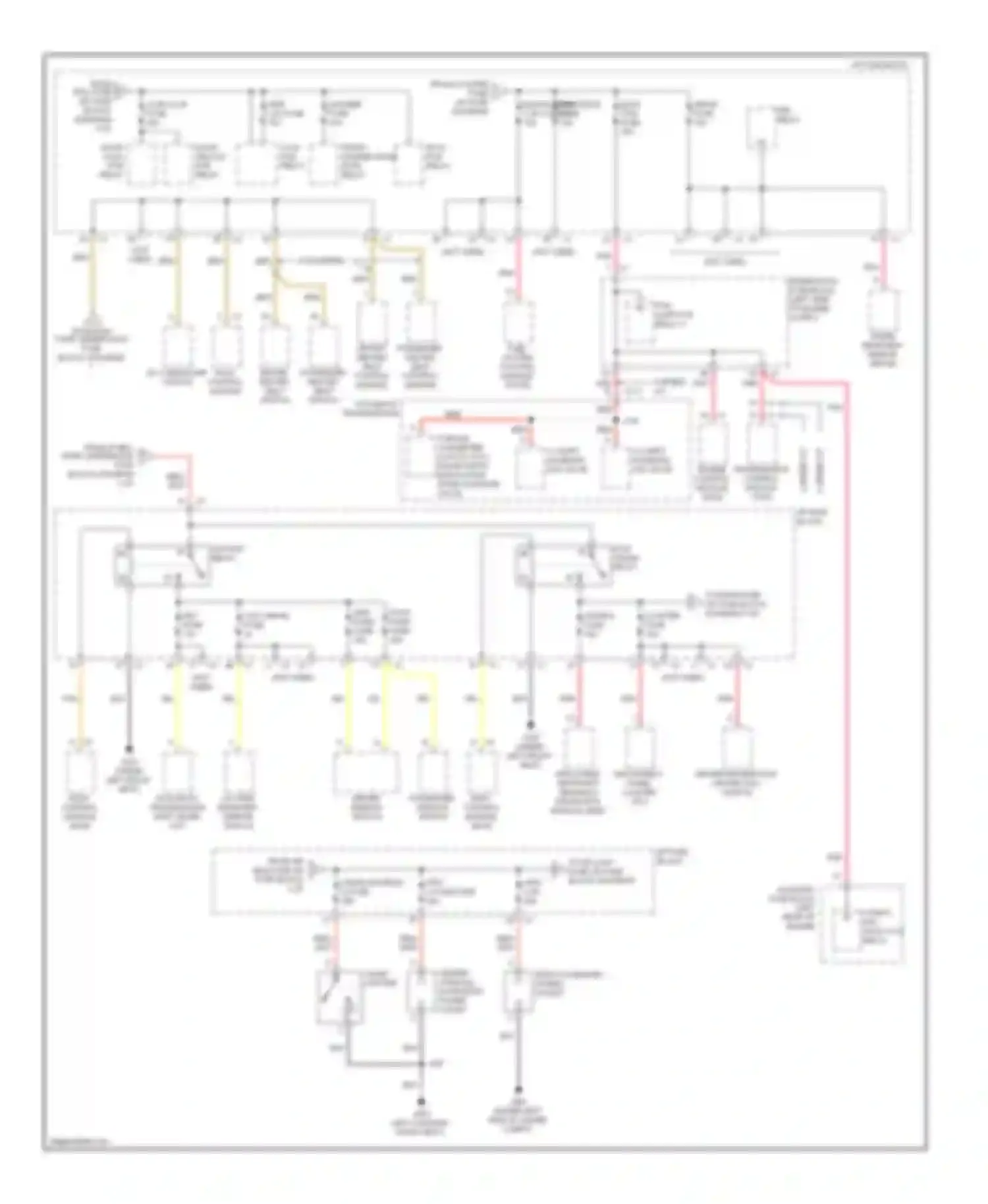 VUE Saturn II (2007-2009): Power distribution circuit (3 of 3)