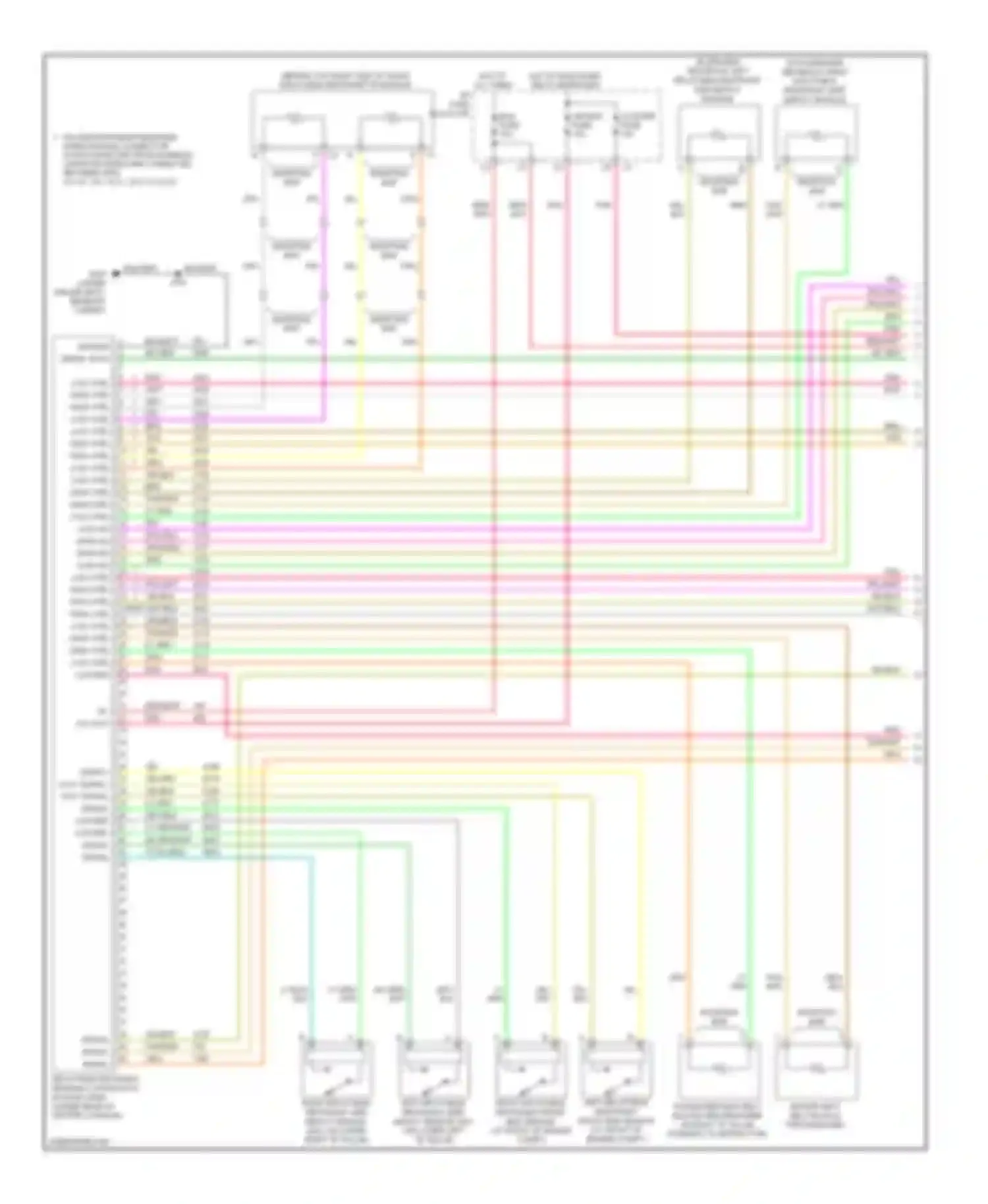 VUE Saturn II (2007-2009): Supplemental restraints circuit (1 of 2)