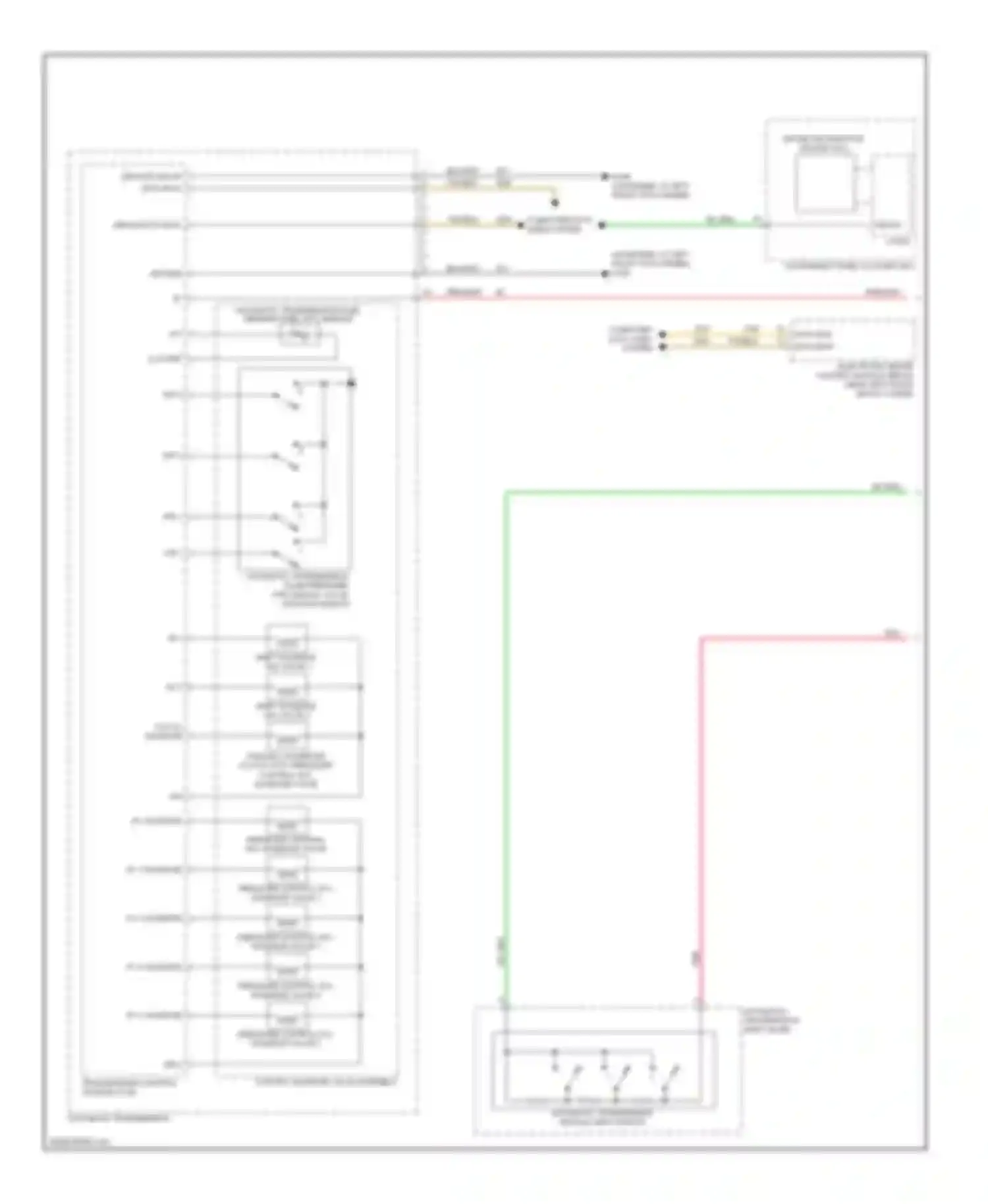 Wiring diagram automatic transmission shift lever for Saturn VUE II (2007-2009) (3 of 5)