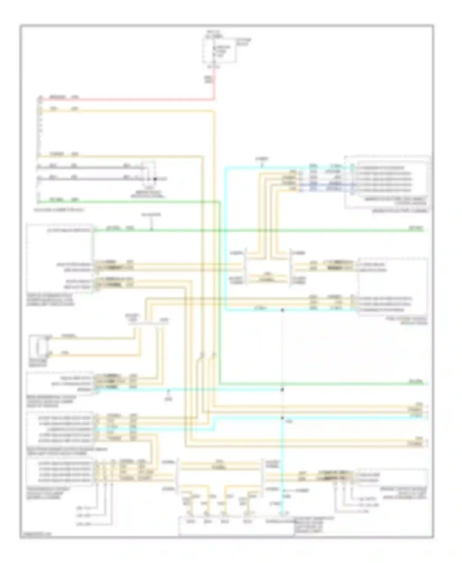 Wiring diagram generator battery disconnect control module for Saturn VUE II (2007-2009) (2 of 3)
