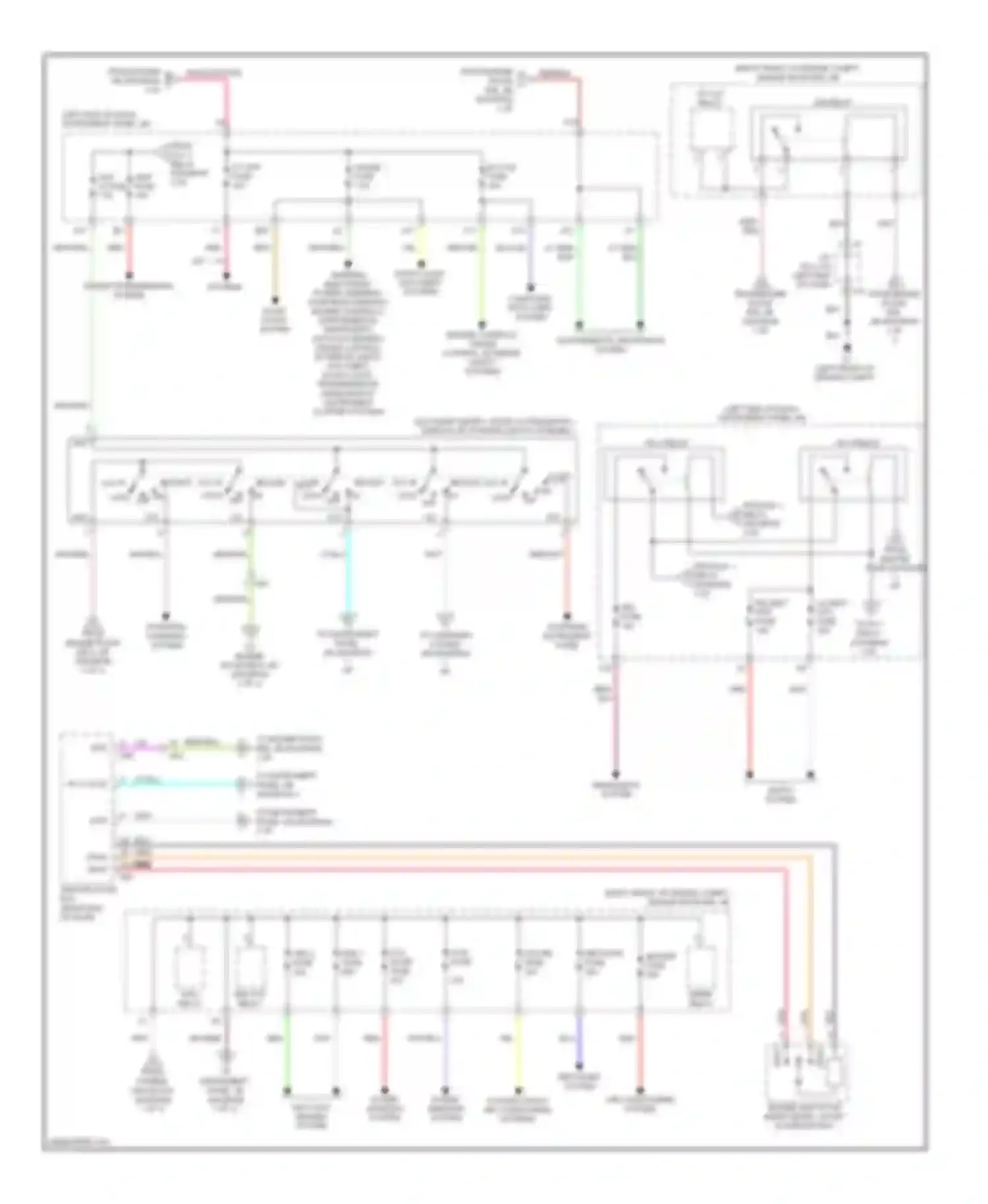 FR-S Scion I (2012-2016): Power distribution circuit (2 of 3)