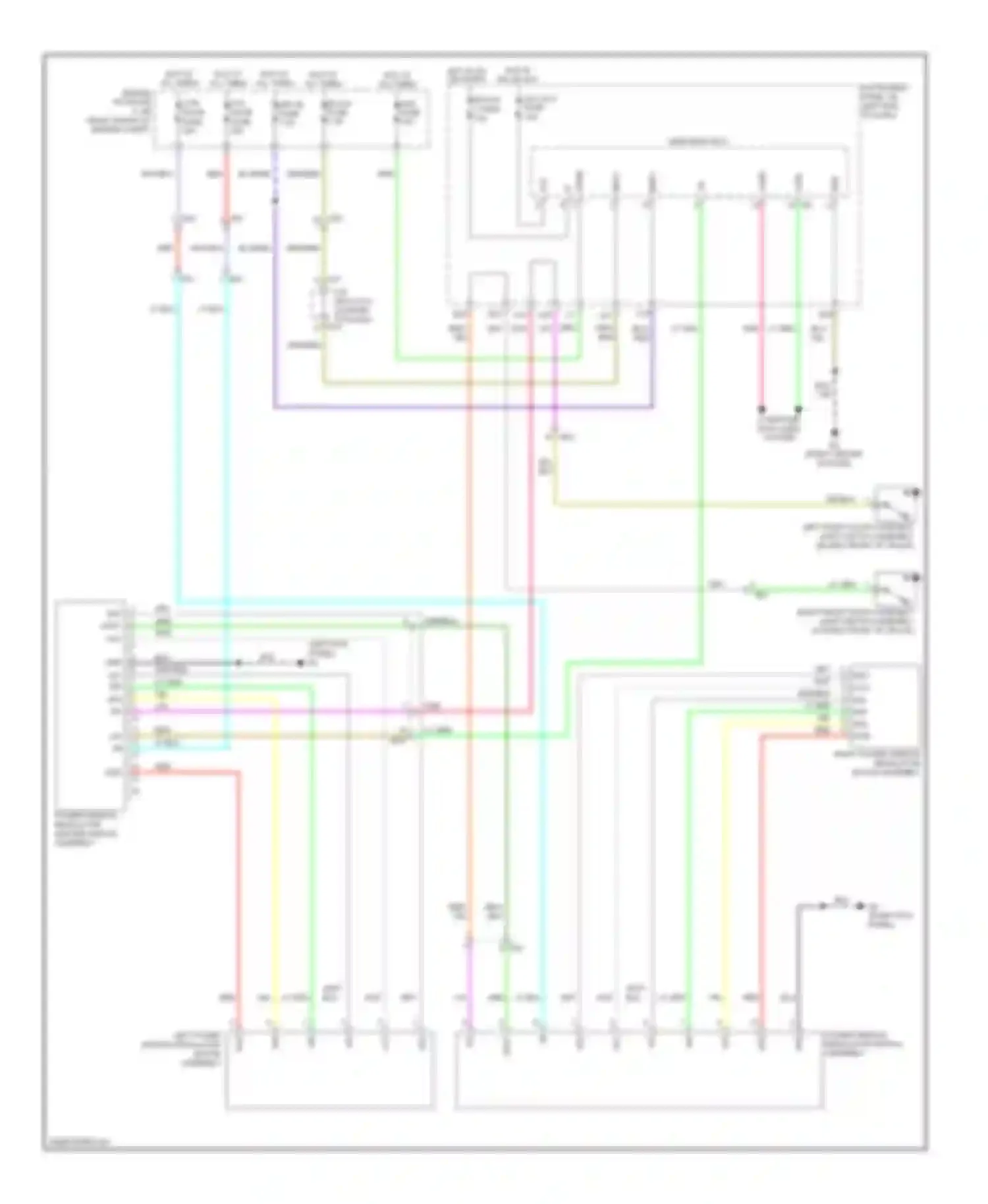 Wiring diagram left front door courtesy light switch assembly for Scion FR-S I (2012-2016) (1 of 1)