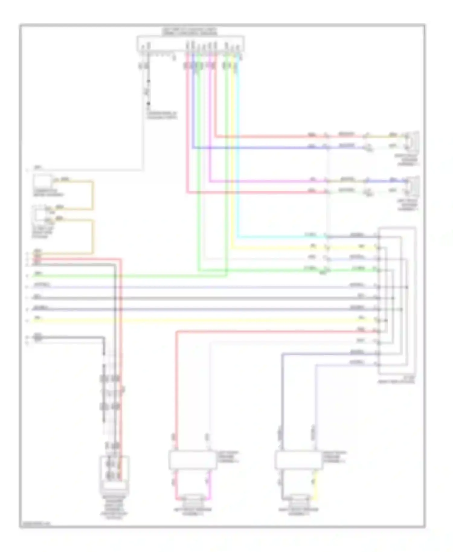 Wiring diagram right front speaker assembly 1 for Scion FR-S I (2012-2016) (1 of 1)