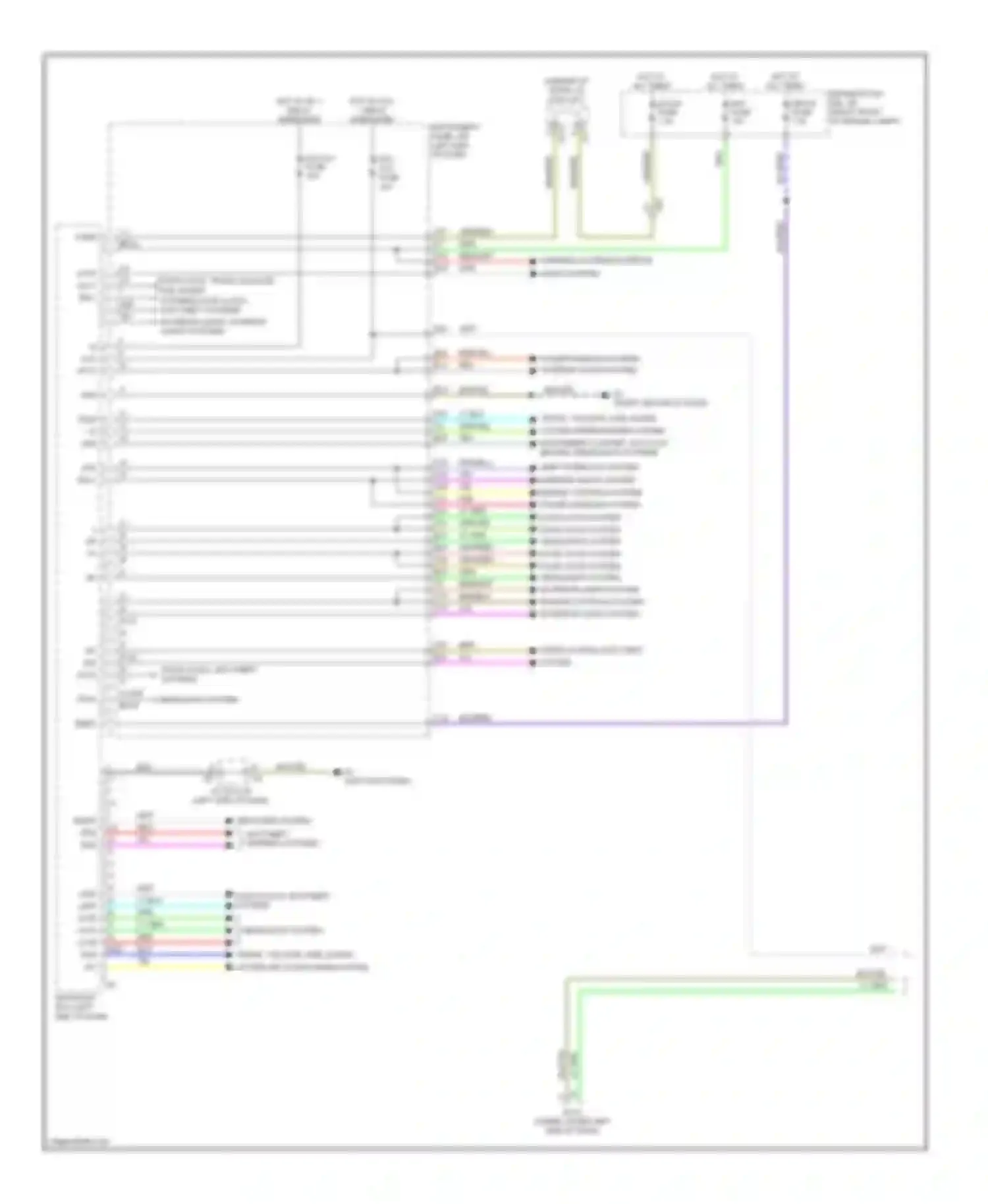 Wiring diagram warning systems exterior lights system for Scion FR-S I (2012-2016) (1 of 1)
