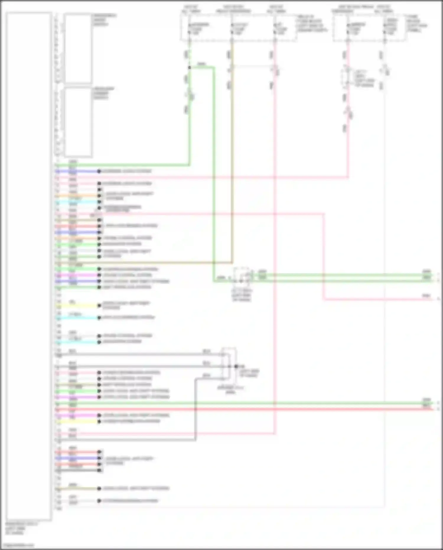 iA Scion I (2015-2016): Body control modules circuit (1 of 4)