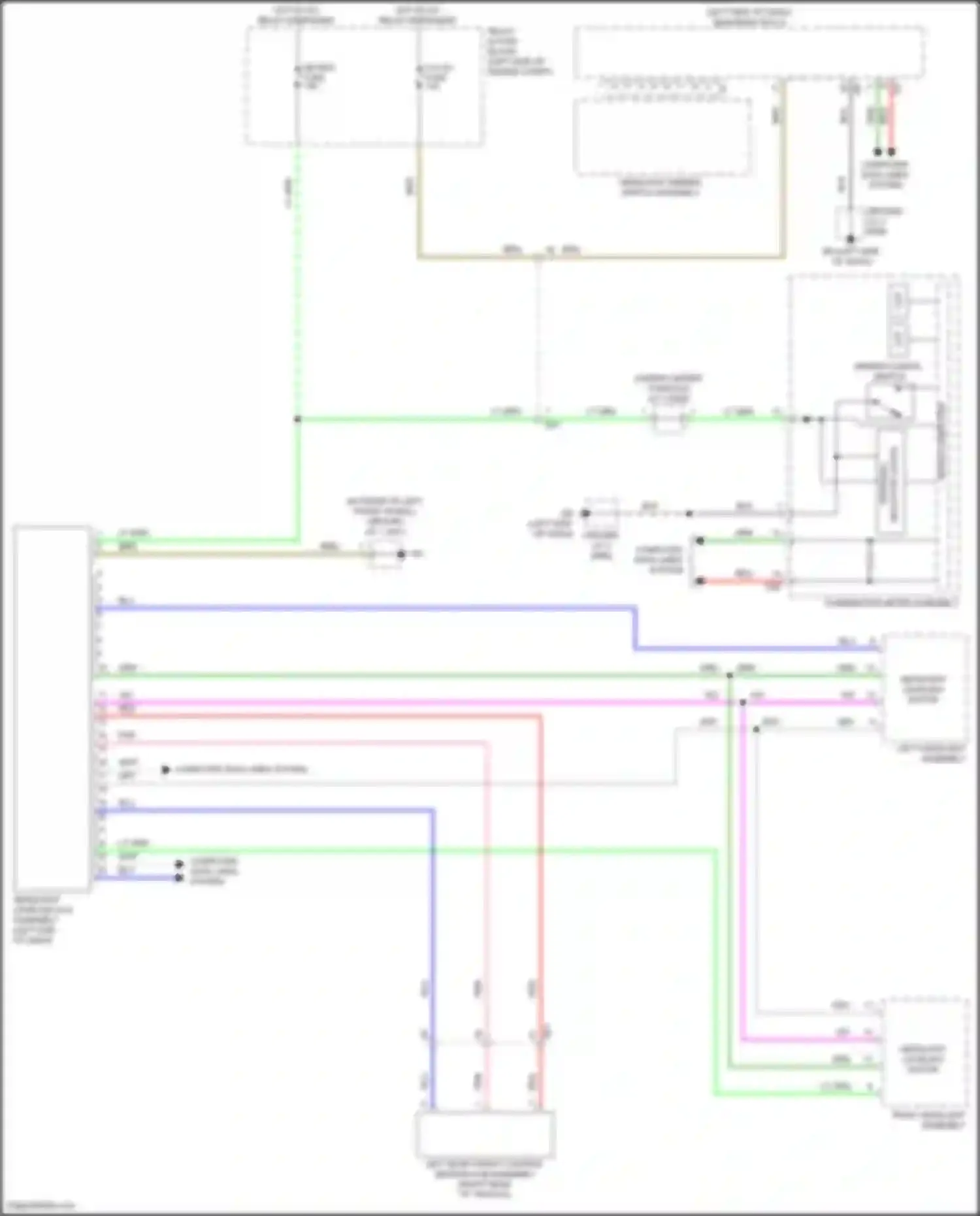 iA Scion I (2015-2016): Headlamps leveling circuit