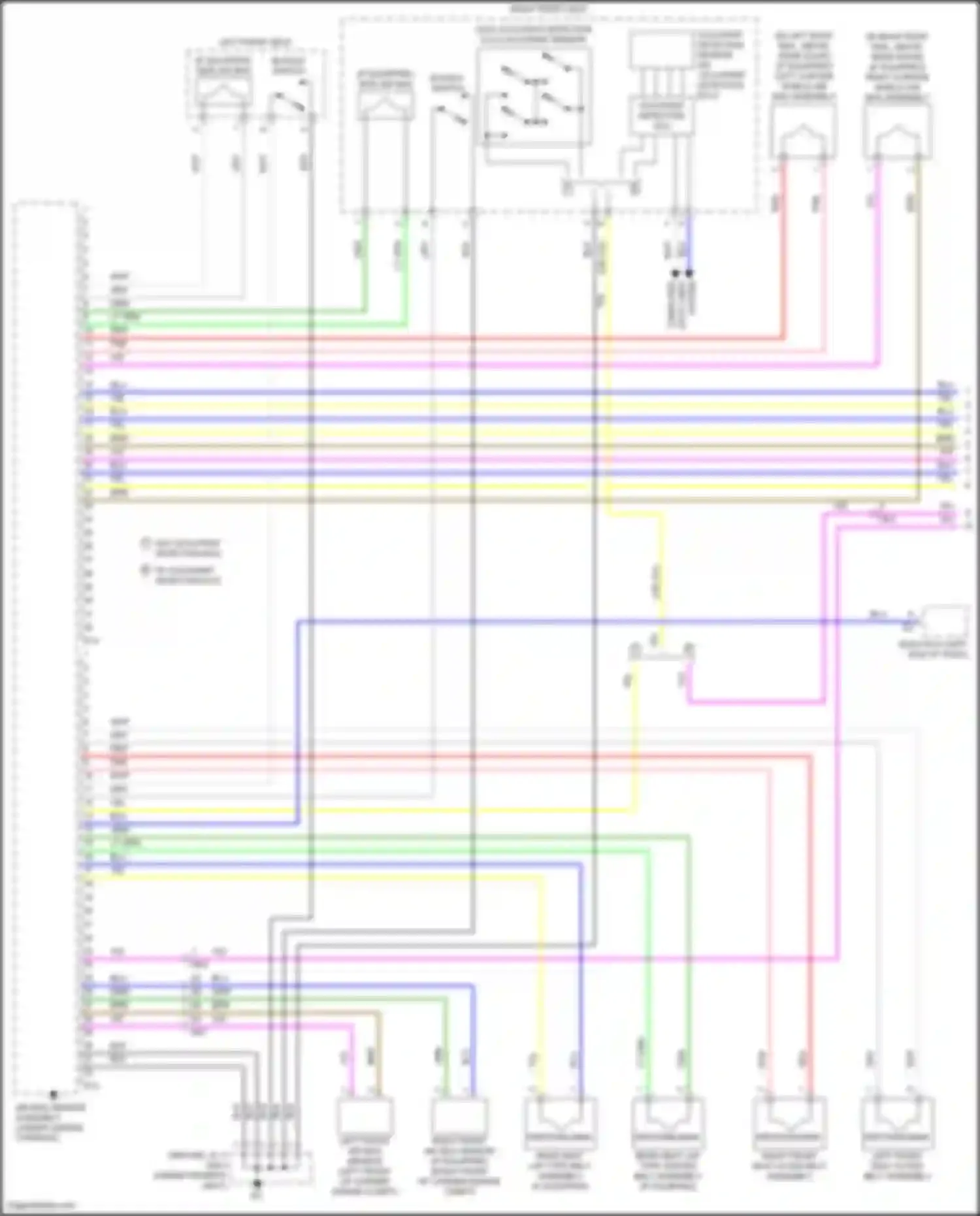 iA Scion I (2015-2016): Supplemental restraints circuit (1 of 2)