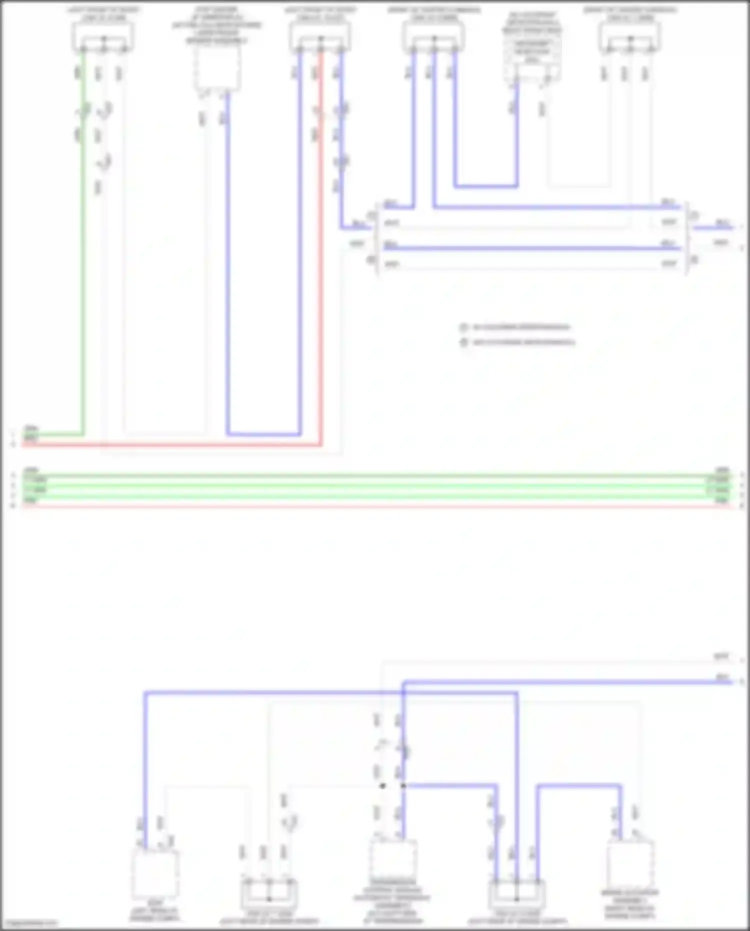 Wiring diagram brake actuator assembly for Scion iA I (2015-2016) (1 of 3)