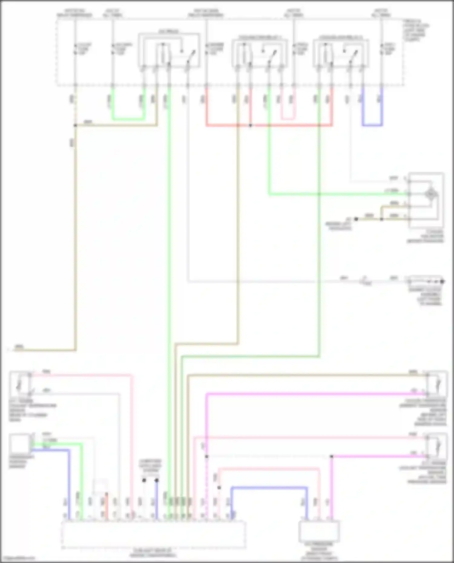 Wiring diagram fan-2 fuse for Scion iA I (2015-2016) (1 of 3)