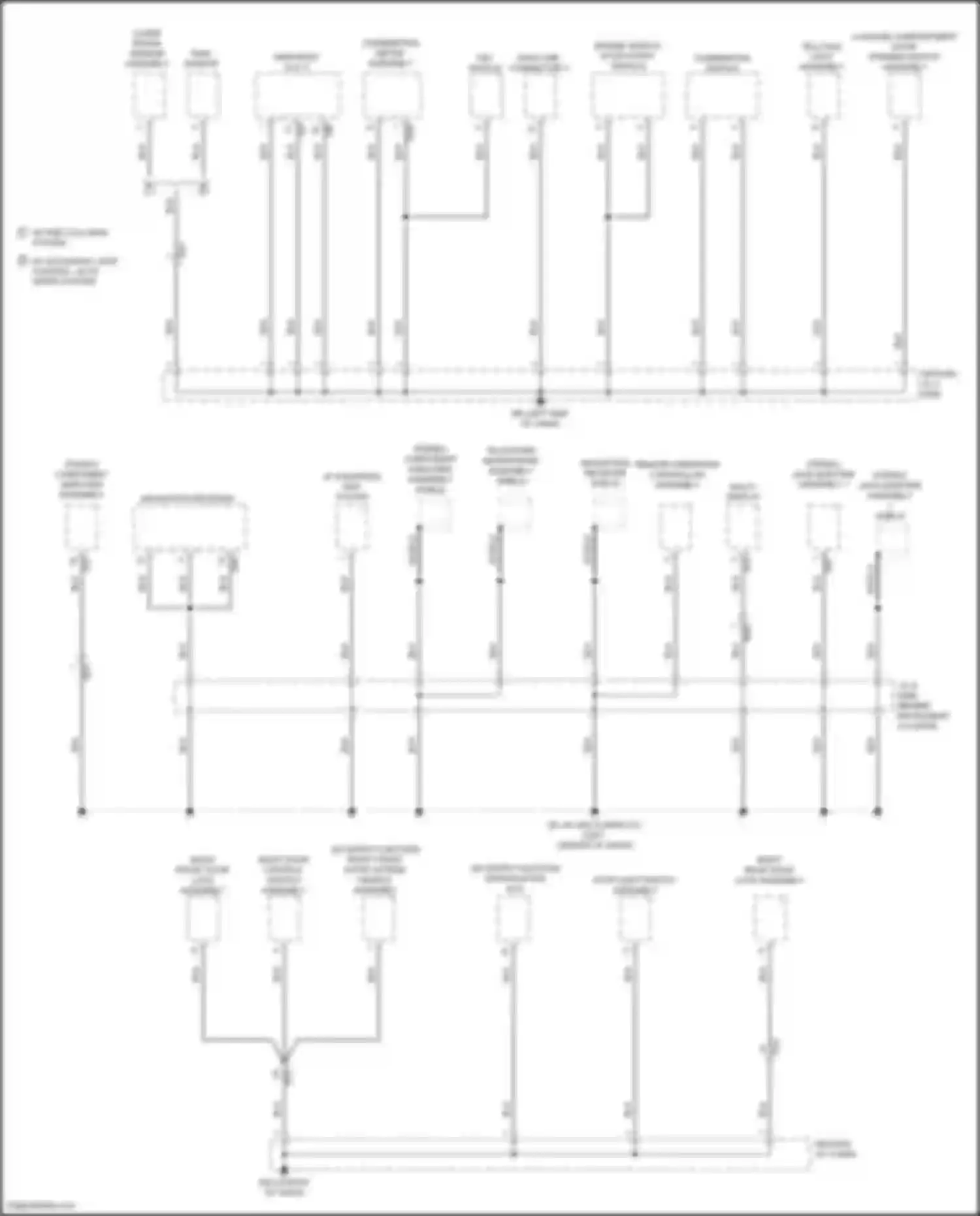 Wiring diagram laser radar sensor assembly for Scion iA I (2015-2016) (3 of 3)