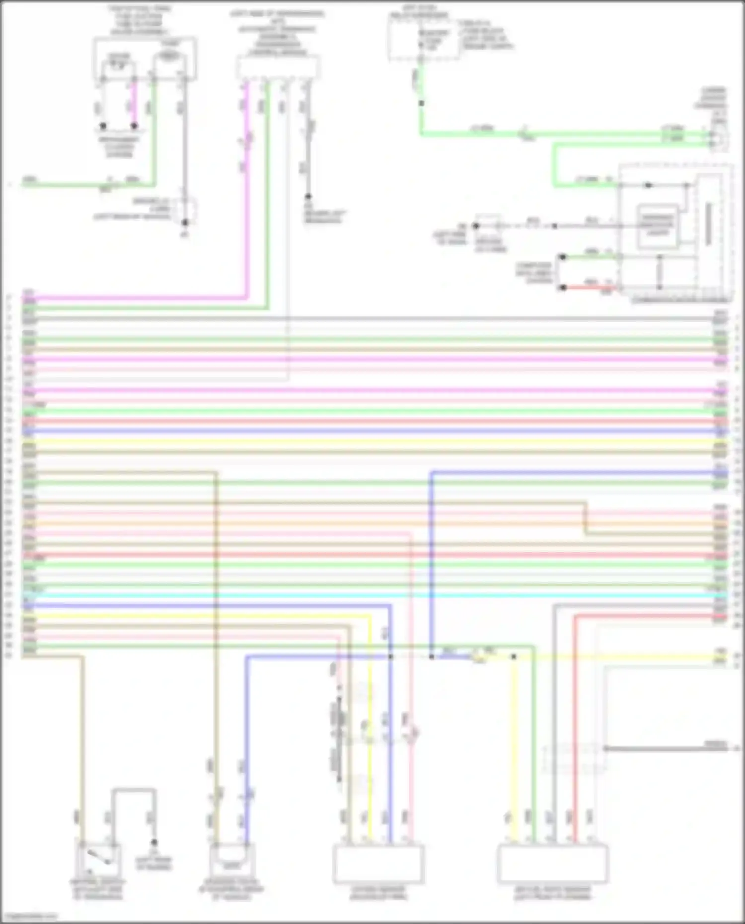 Wiring diagram warning/ indicator lights for Scion iA I (2015-2016) (18 of 18)