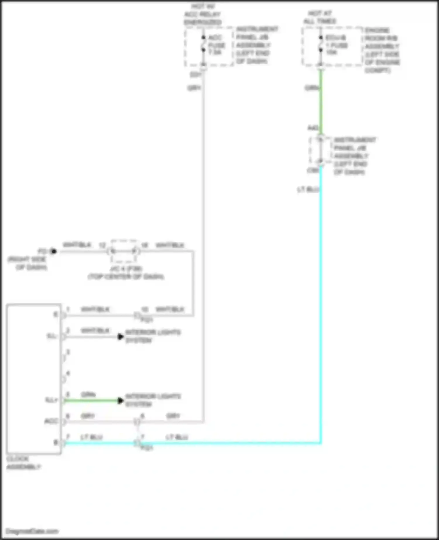 iM Scion I (2015-2016): Clock circuit