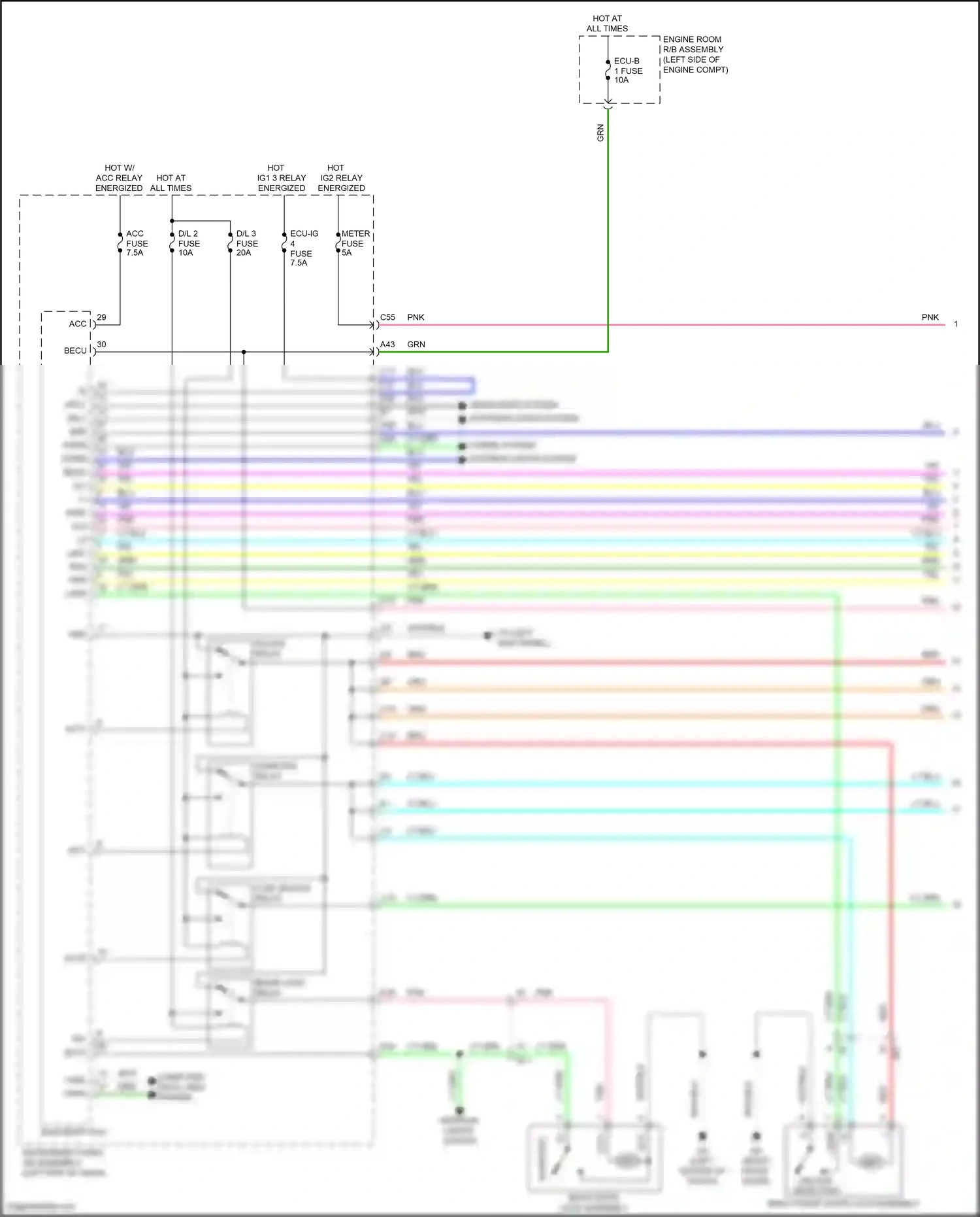 Scion iM I (2015-2016) computer data lines system wiring diagram  (5 of 37)