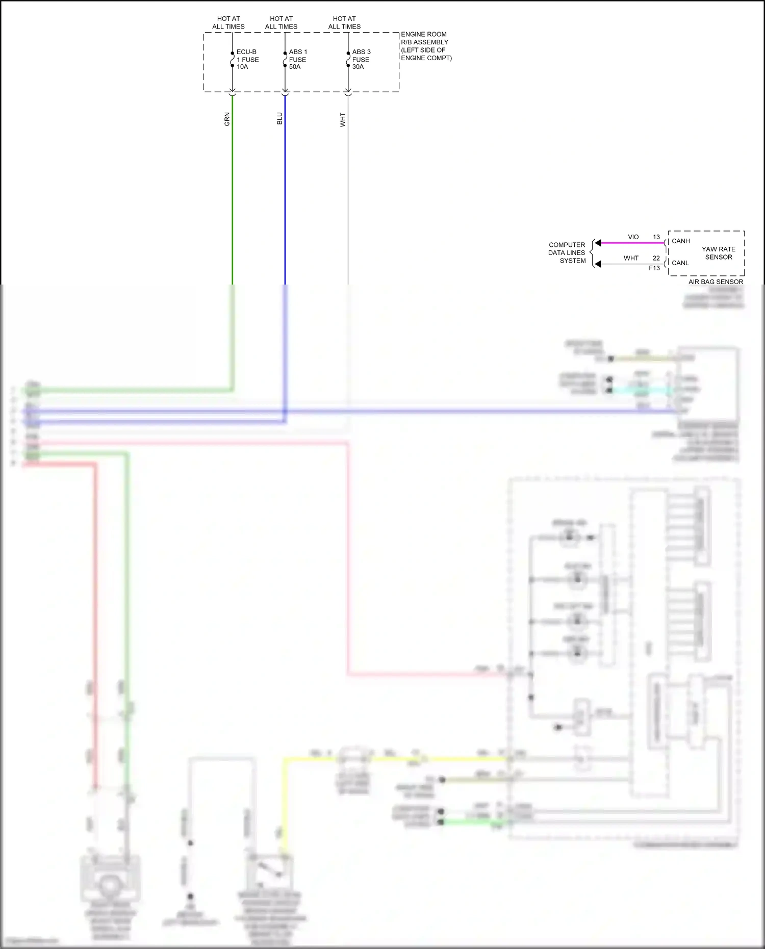 Scion iM I (2015-2016) computer data lines system wiring diagram  (2 of 37)