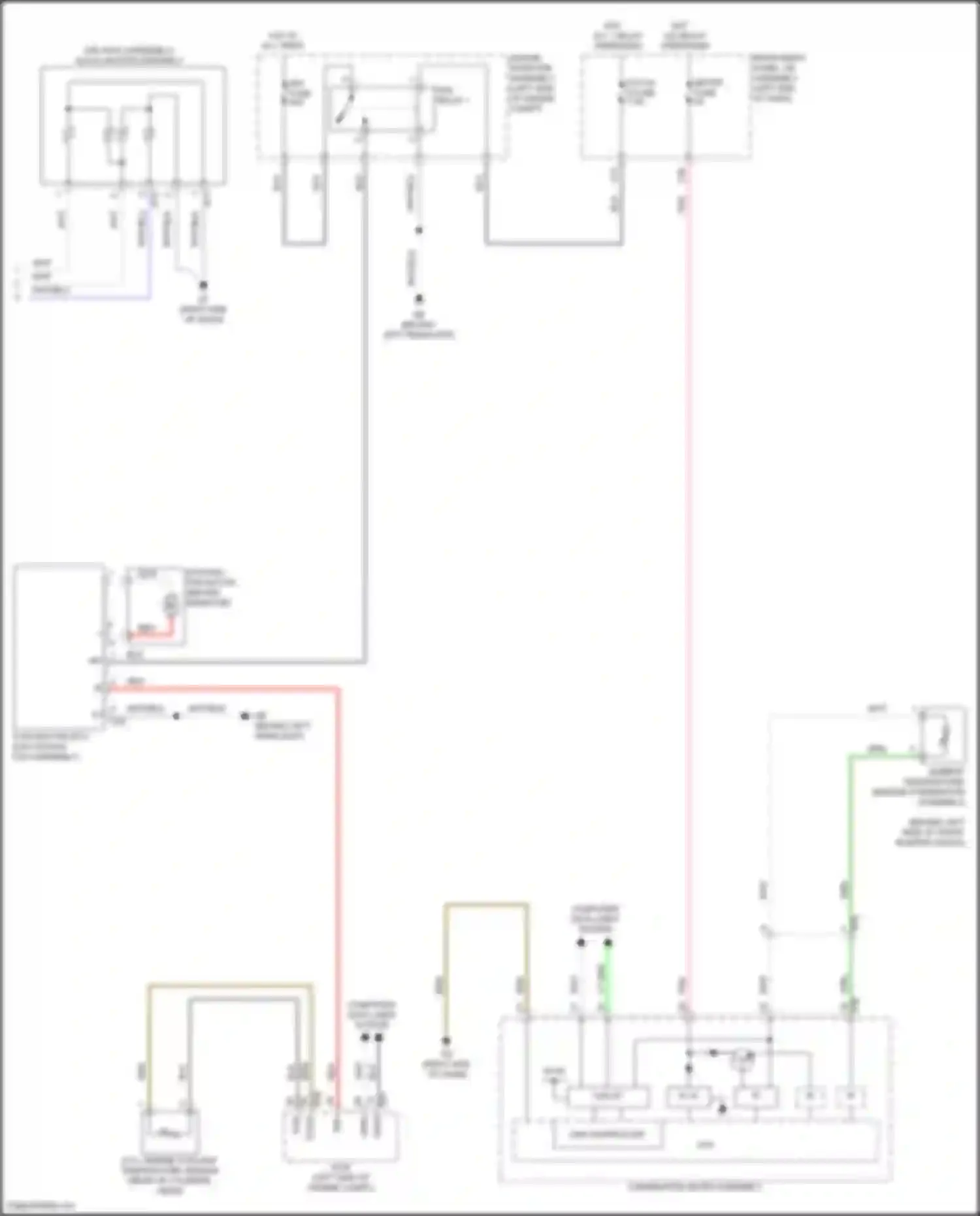 Wiring diagram cooling fan motor for Scion iM I (2015-2016) (1 of 2)