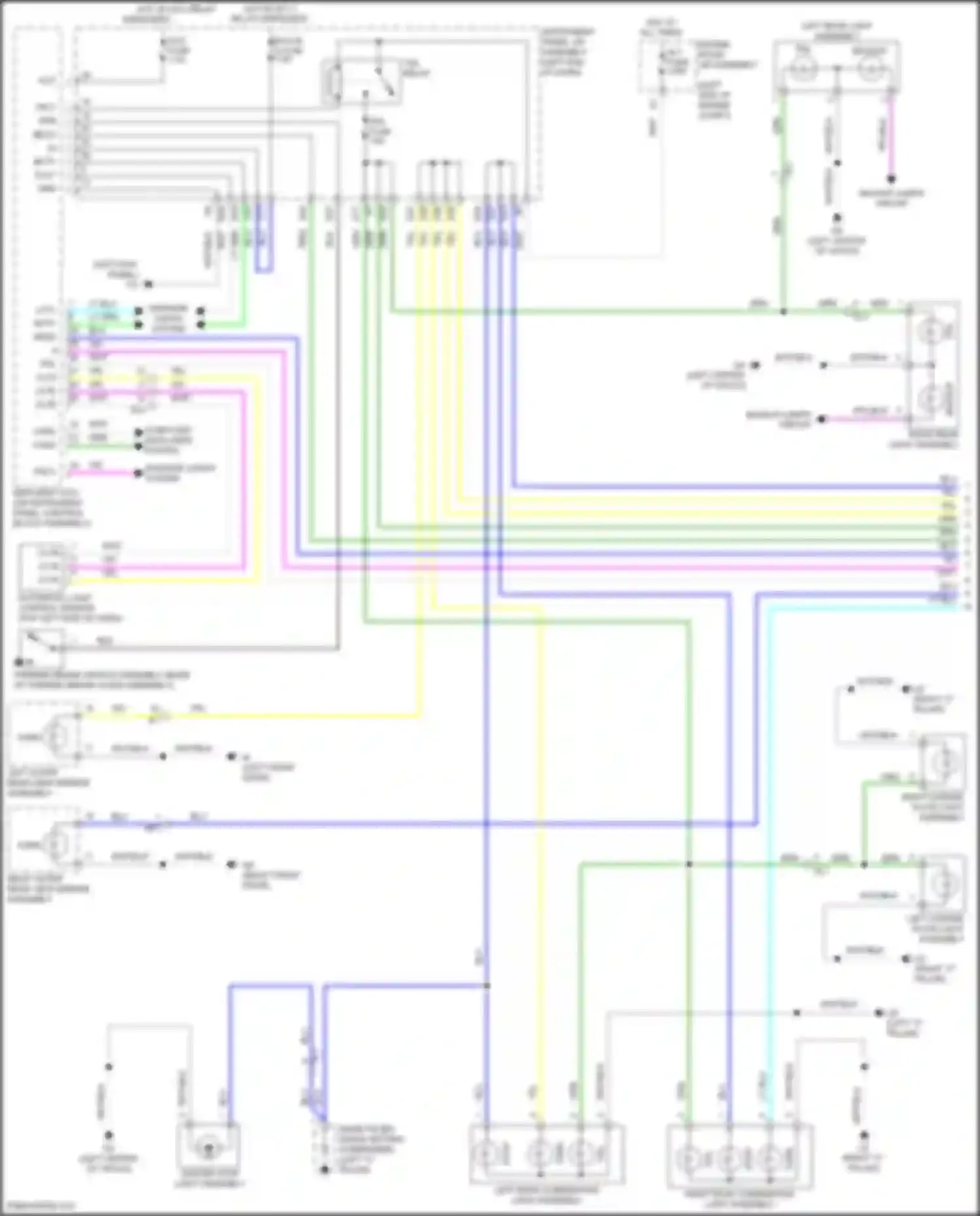 Wiring diagram hot w/ acc relay energized for Scion iM I (2015-2016) (13 of 17)