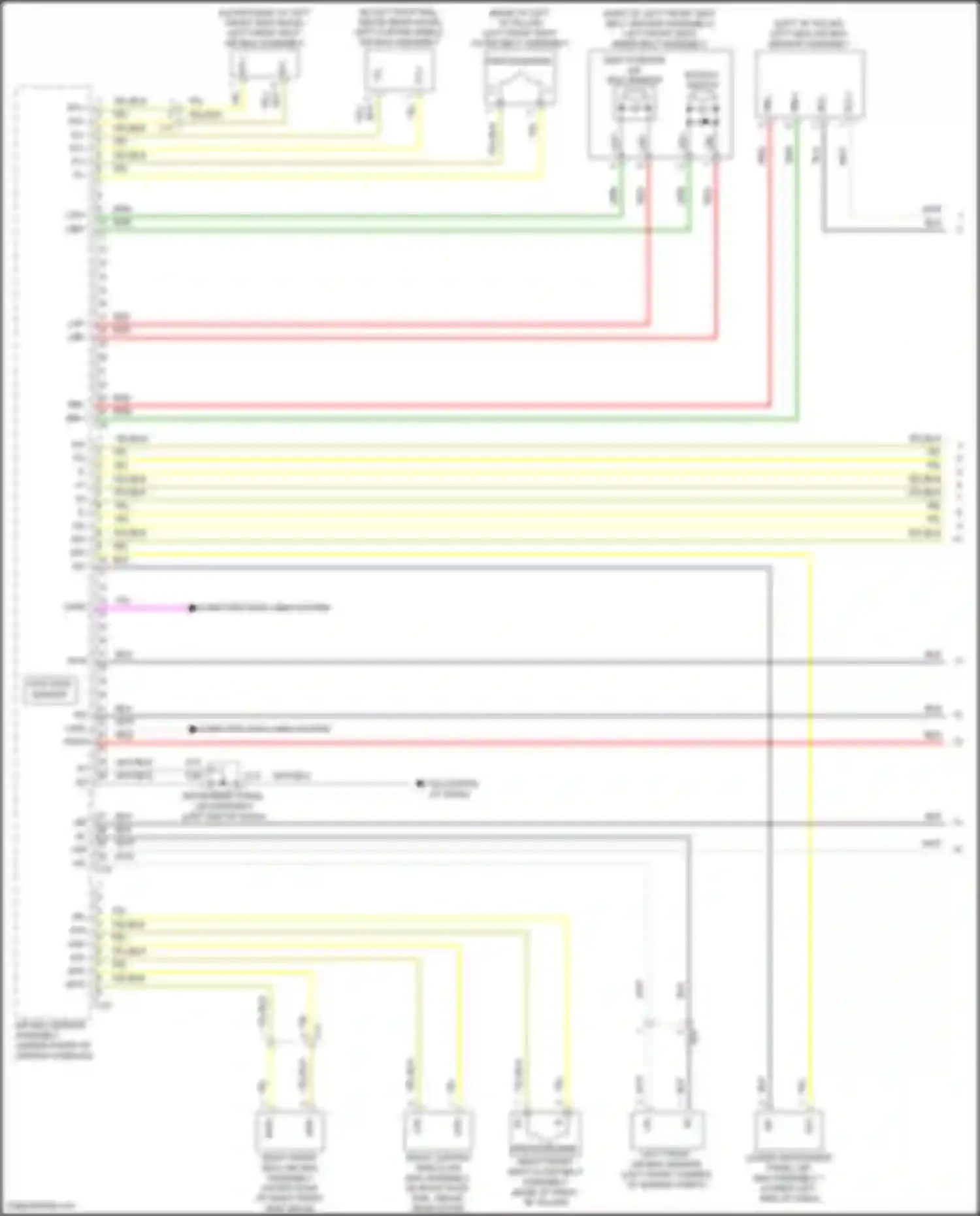 Wiring diagram left front air bag sensor for Scion iM I (2015-2016) (1 of 1)
