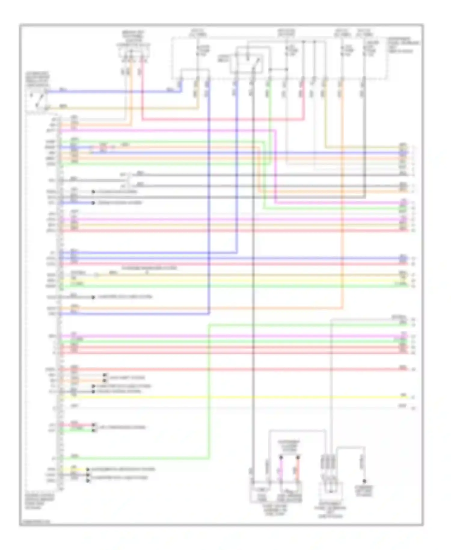 tC Scion I facelift (2007-2010): Wiring diagram engine performance 2.5l (1 of 6)