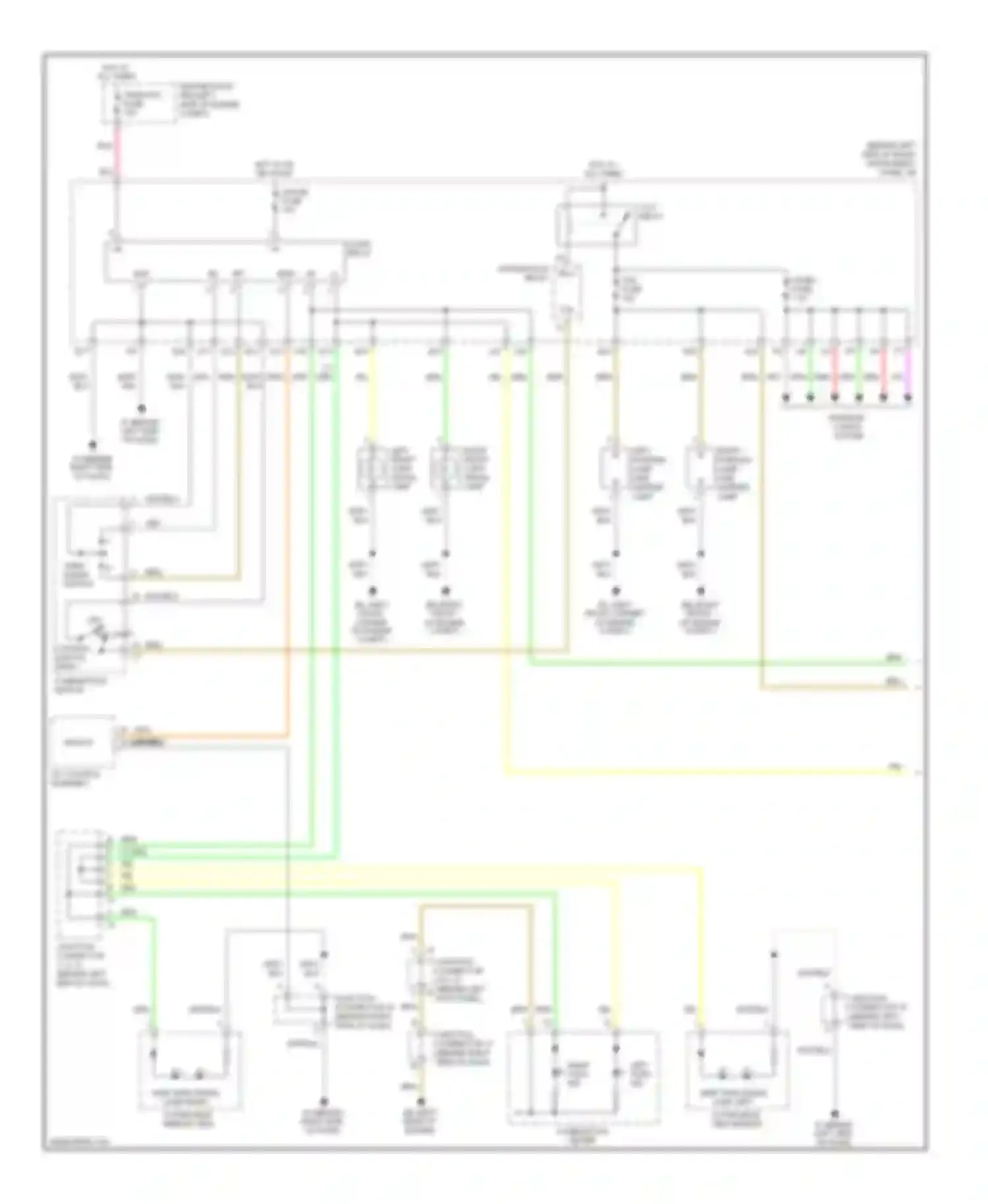 tC Scion I facelift (2007-2010): Exterior lamps circuit (1 of 2)
