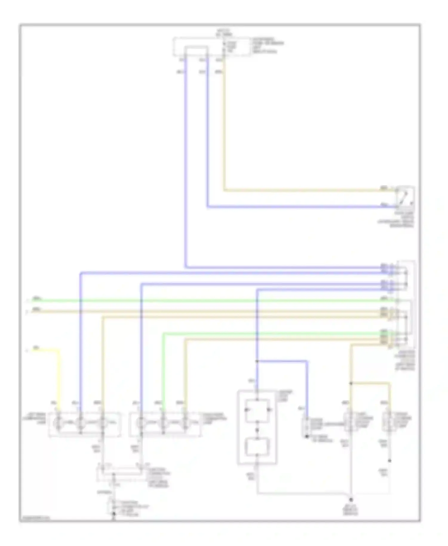tC Scion I facelift (2007-2010): Exterior lamps circuit (2 of 2)