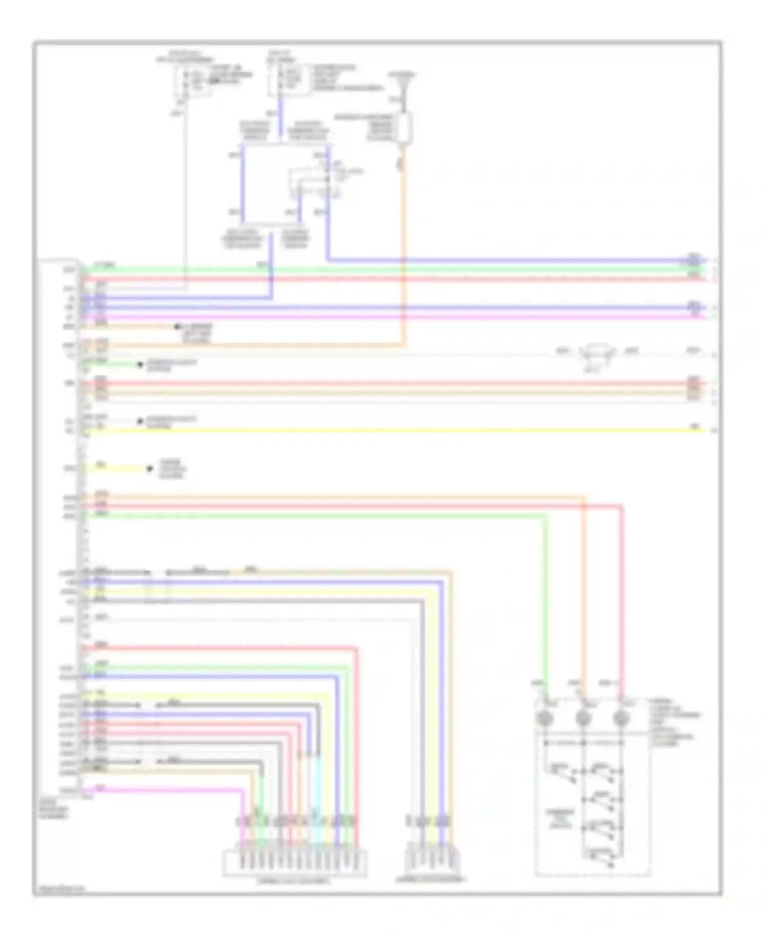 tC Scion I facelift (2007-2010): Radio circuit (1 of 2)