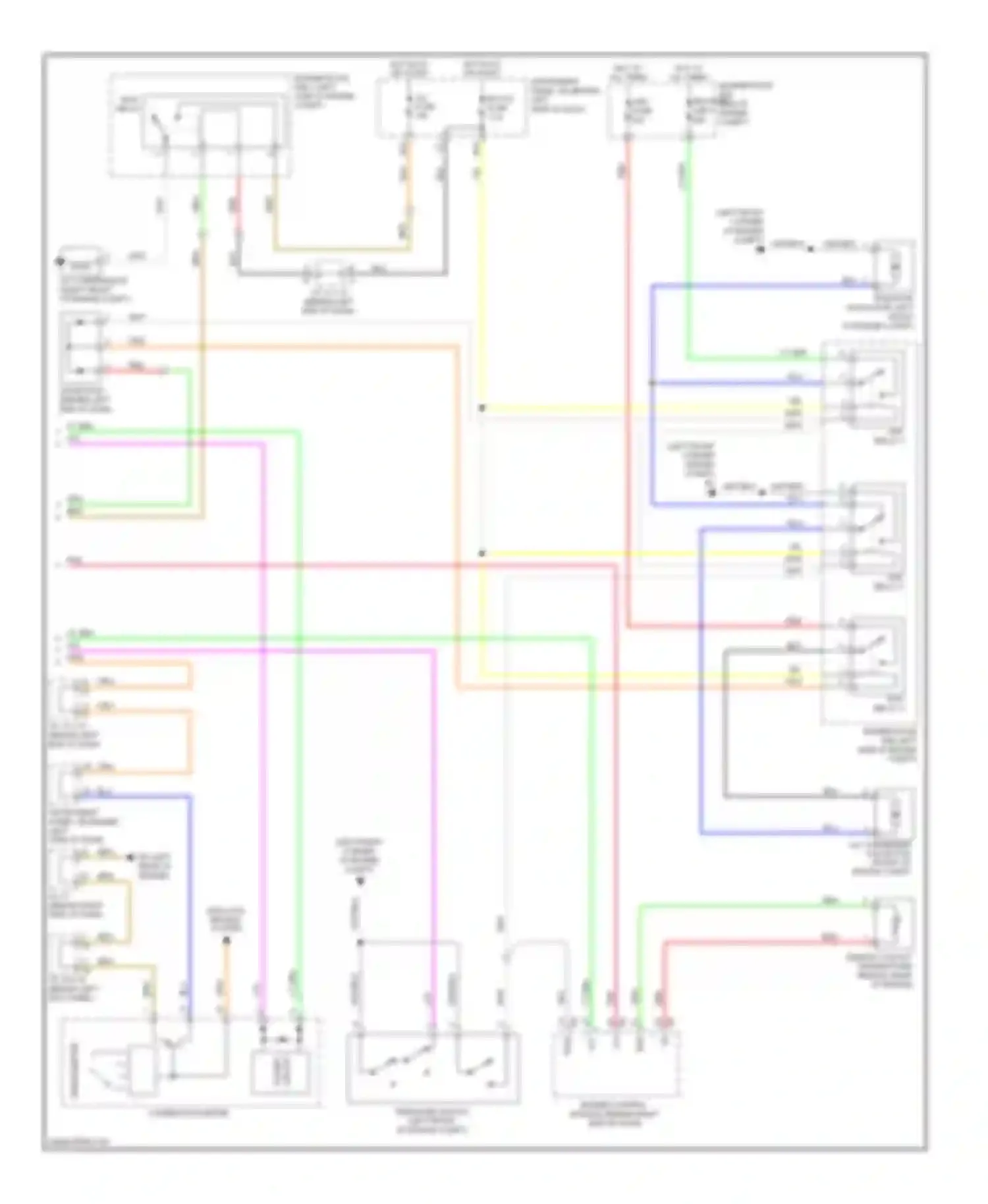 Wiring diagram anti-lock brakes system for Scion tC I facelift (2007-2010) (2 of 3)