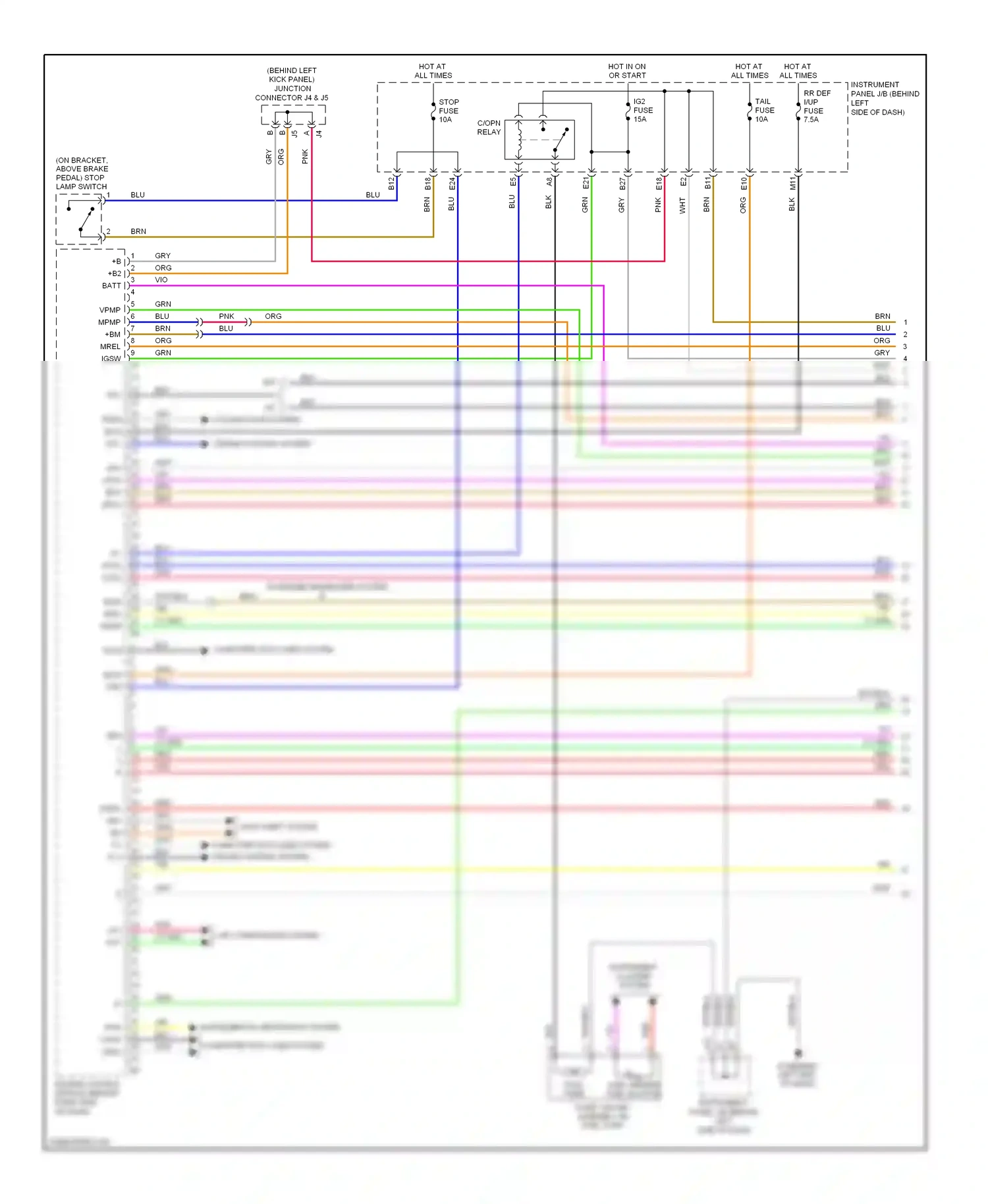 Wiring diagram computer data lines system cruise control system for Scion tC I facelift (2007-2010) (1 of 1)