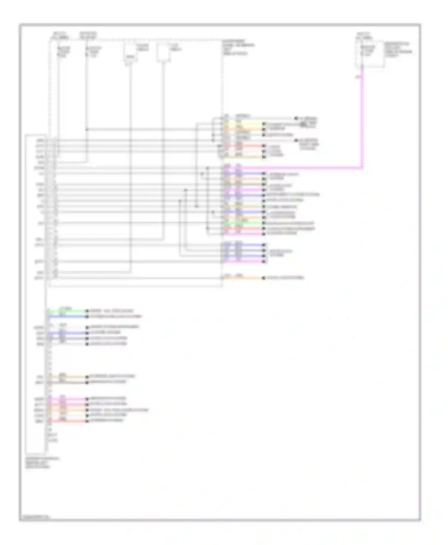 Wiring diagram flash relay for Scion tC I facelift (2007-2010) (1 of 4)