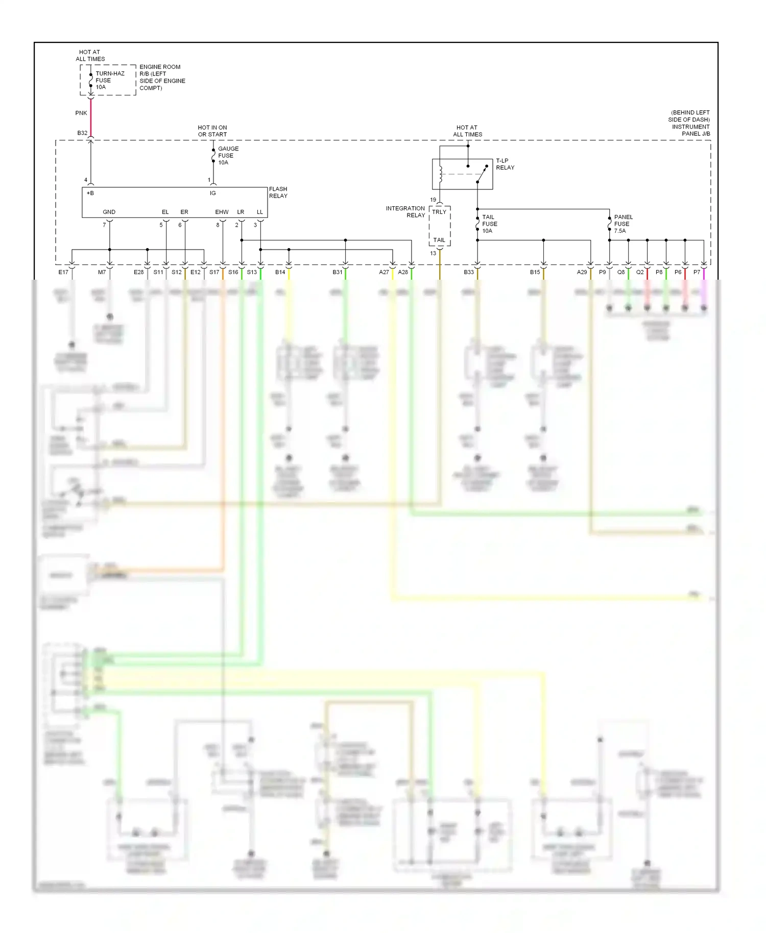Wiring diagram integration relay for Scion tC I facelift (2007-2010) (2 of 11)