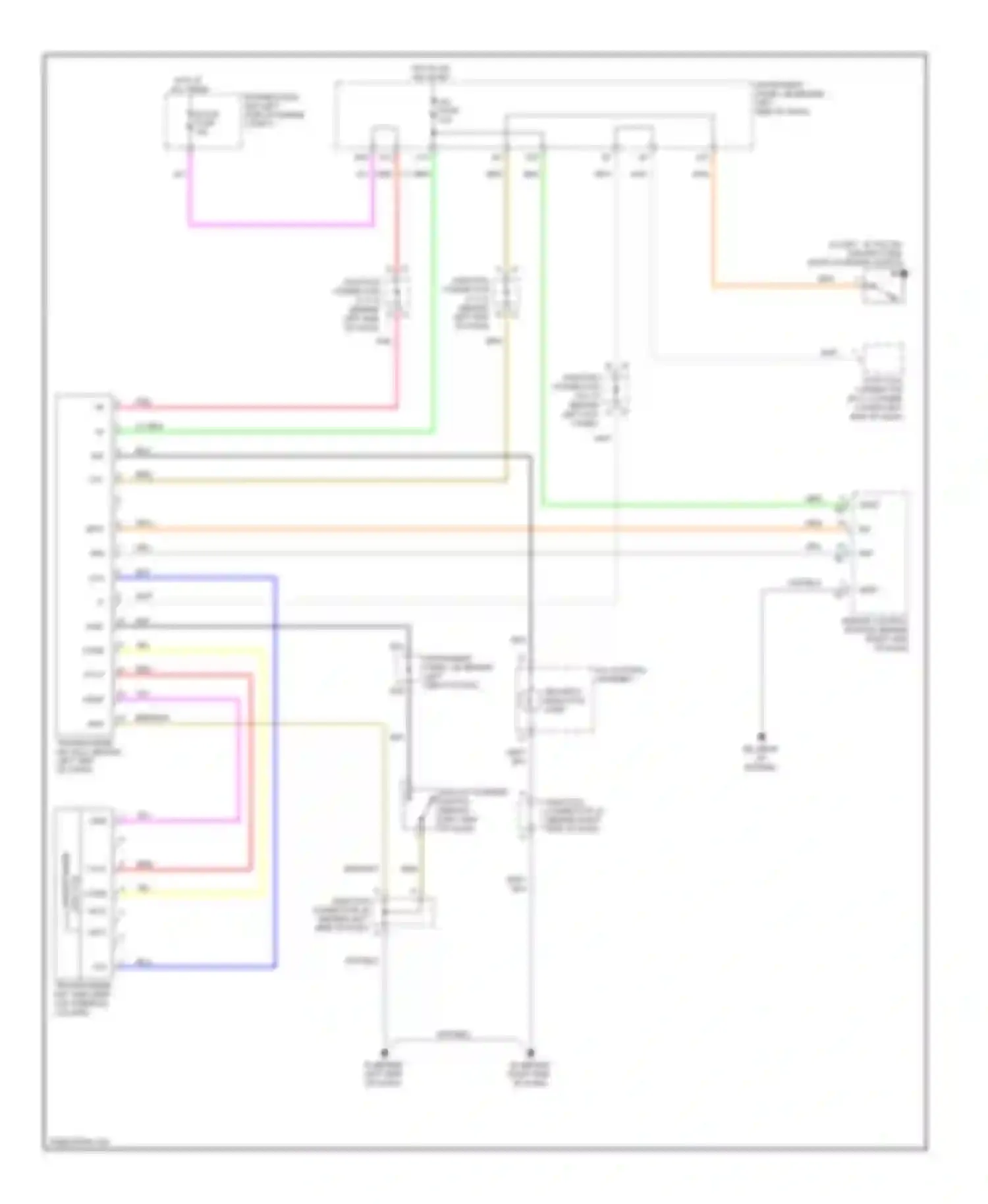 Wiring diagram red for Scion tC I facelift (2007-2010) (2 of 39)
