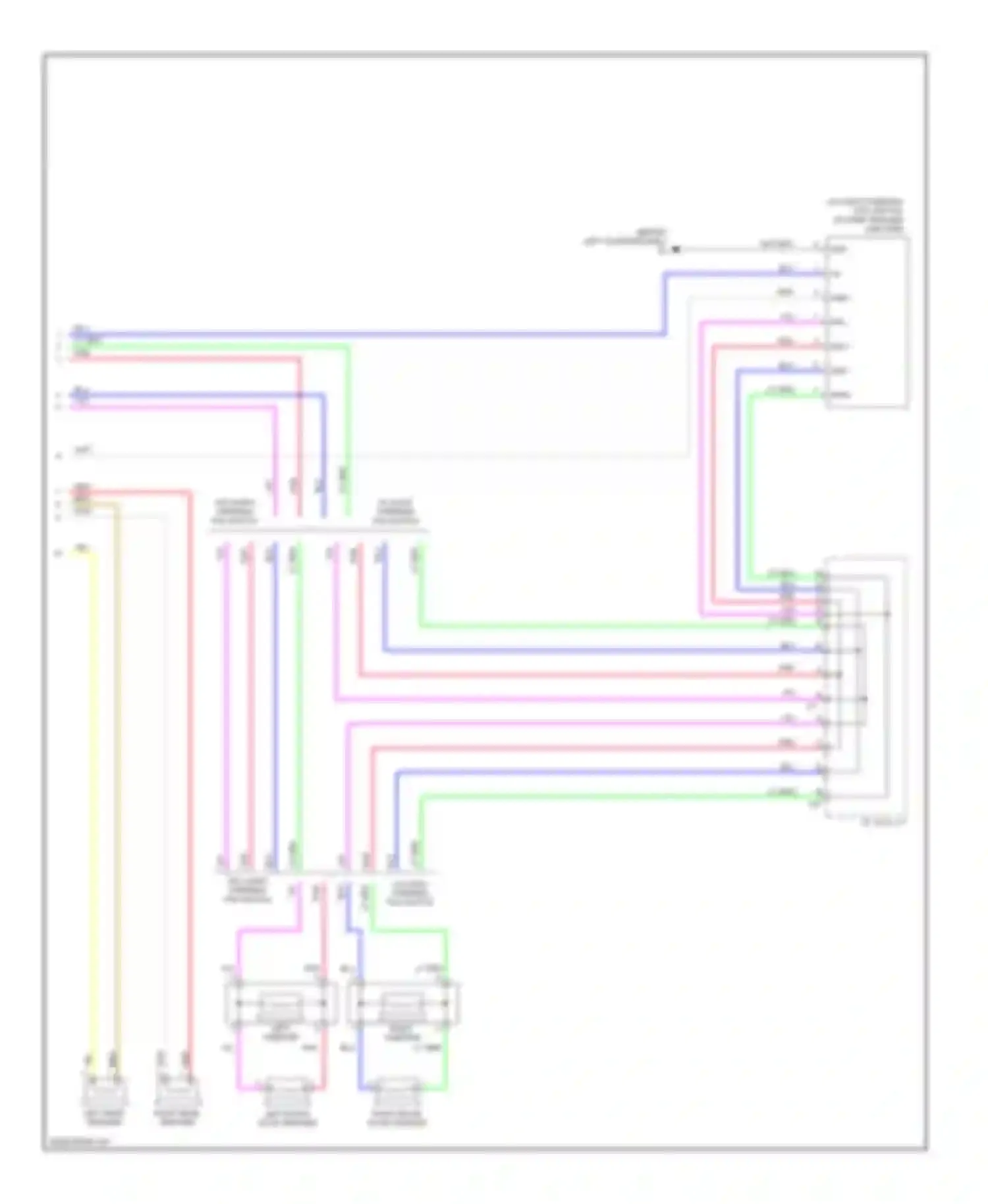 Wiring diagram w/ audio steering pad switch for Scion tC I facelift (2007-2010) (1 of 1)