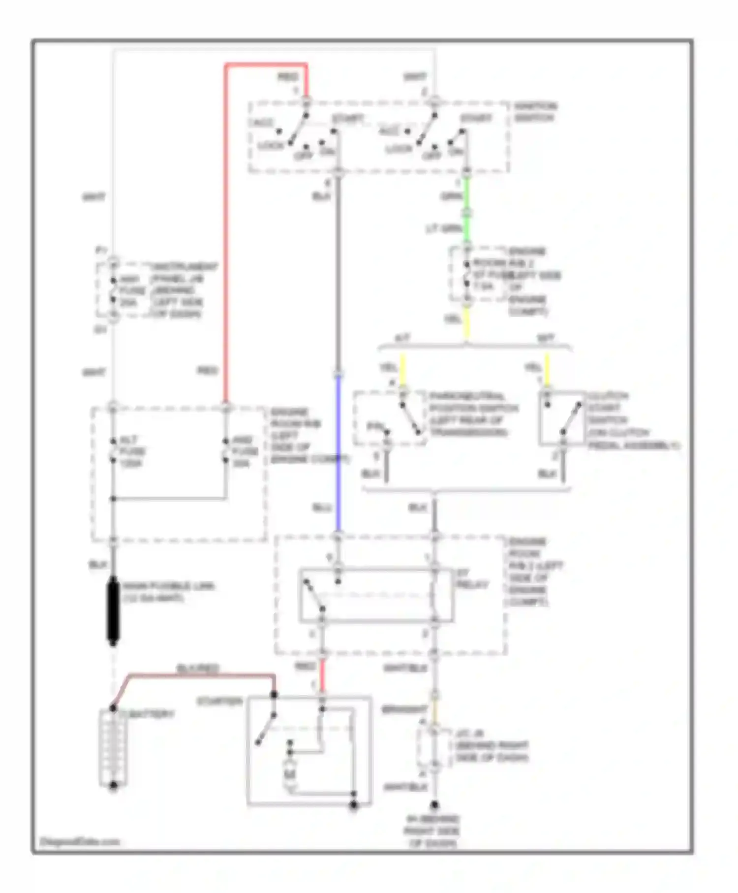 Wiring diagram wht for Scion tC I facelift (2007-2010) (36 of 42)