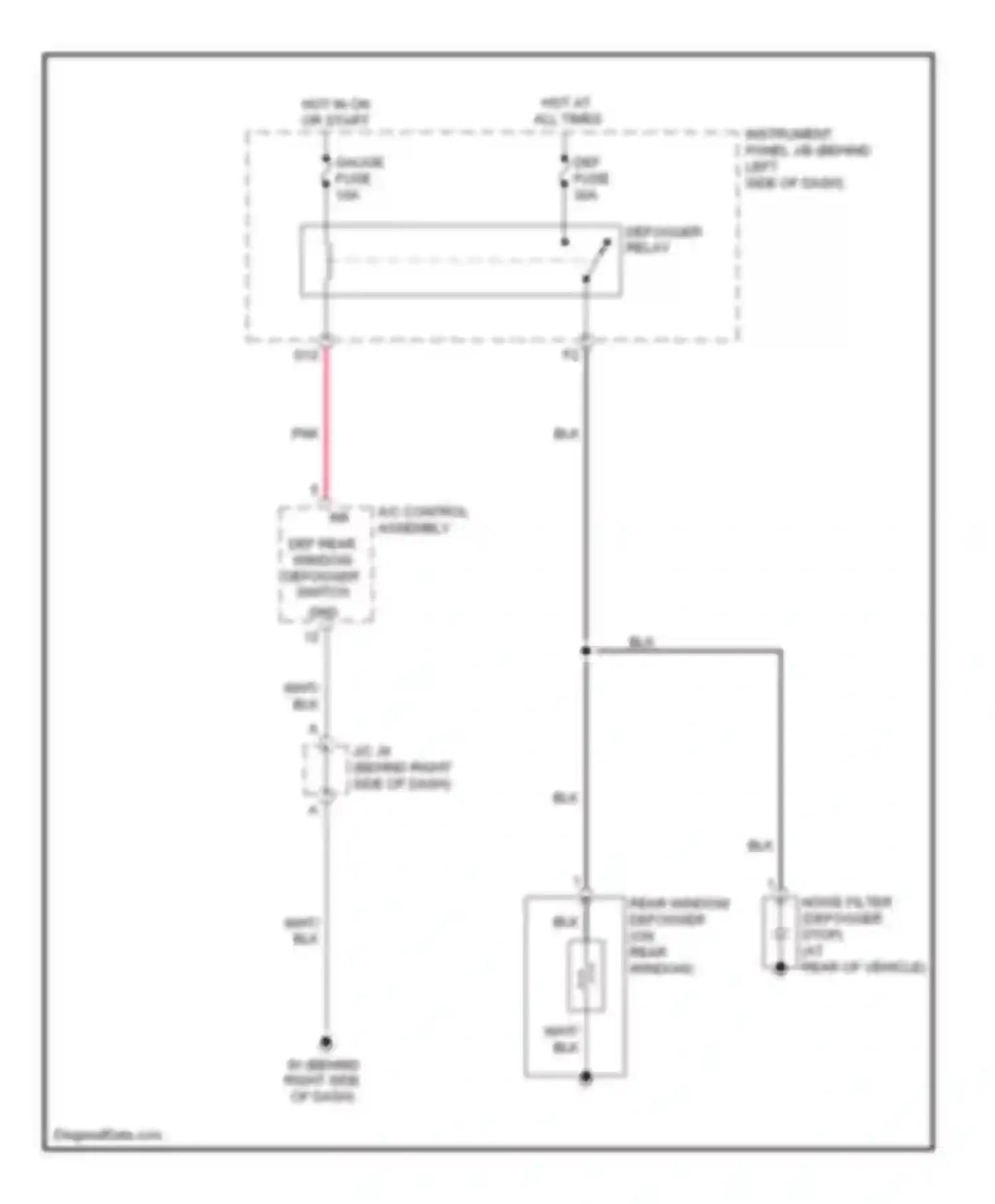 Wiring diagram wht for Scion tC I facelift (2007-2010) (8 of 42)