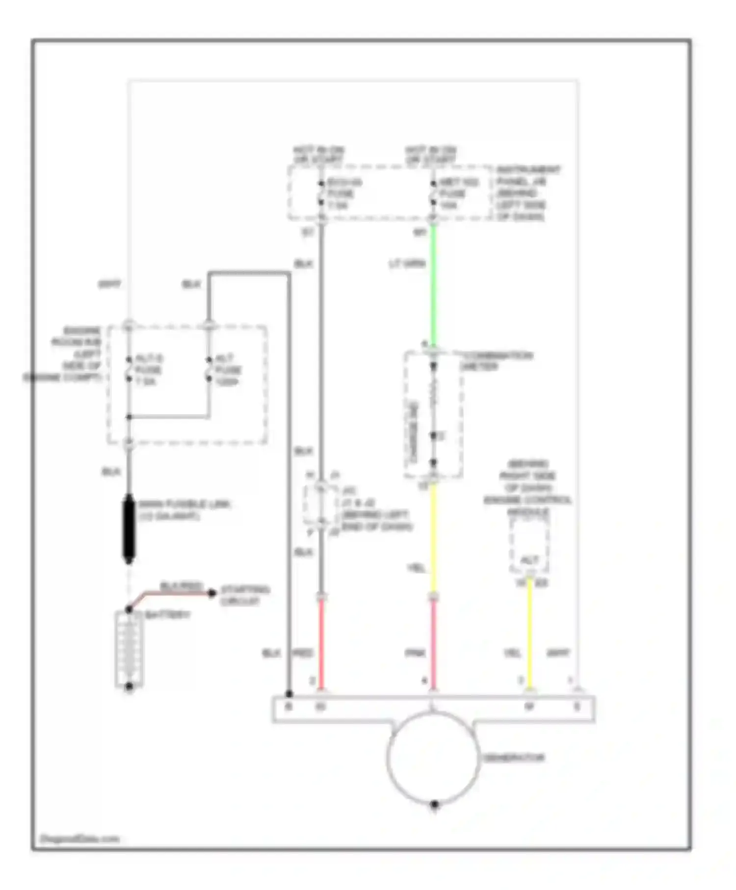 Wiring diagram wht for Scion tC I facelift (2007-2010) (32 of 42)