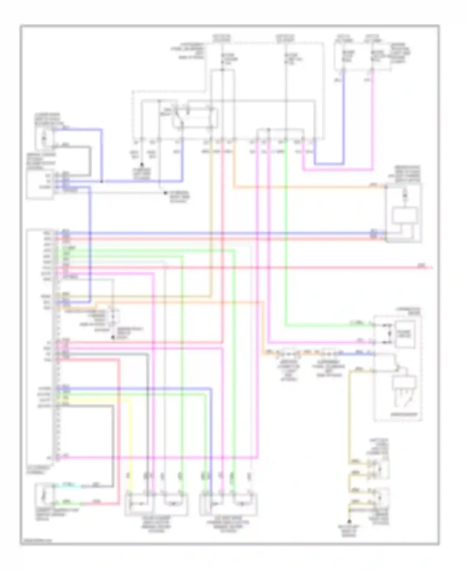 tC Scion I (2004-2007): Manual a/c circuit (1 of 2)