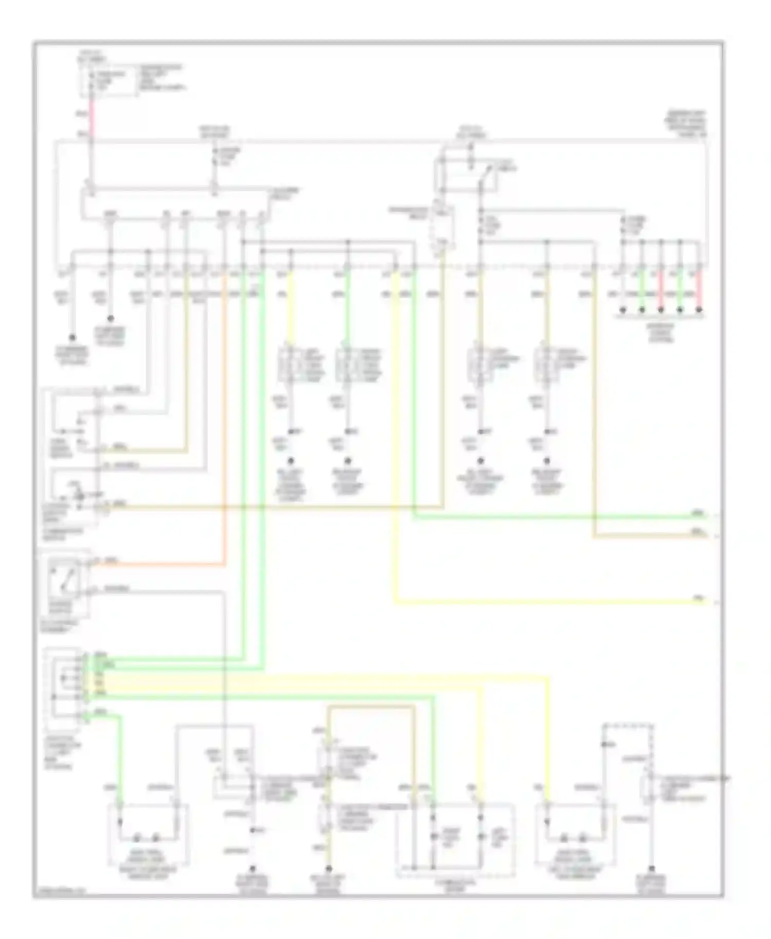 tC Scion I (2004-2007): Exterior lamps circuit (1 of 2)