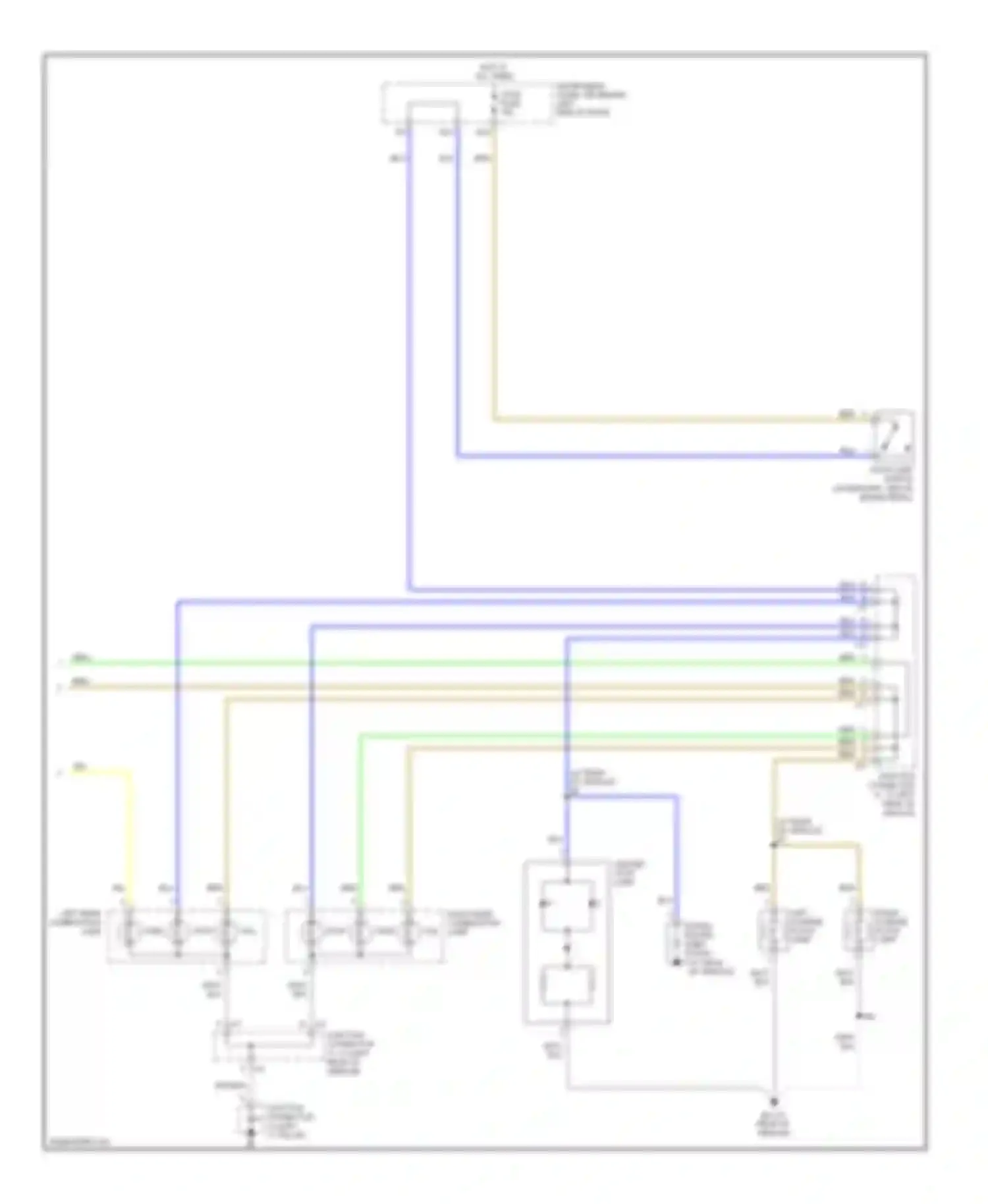 tC Scion I (2004-2007): Exterior lamps circuit (2 of 2)
