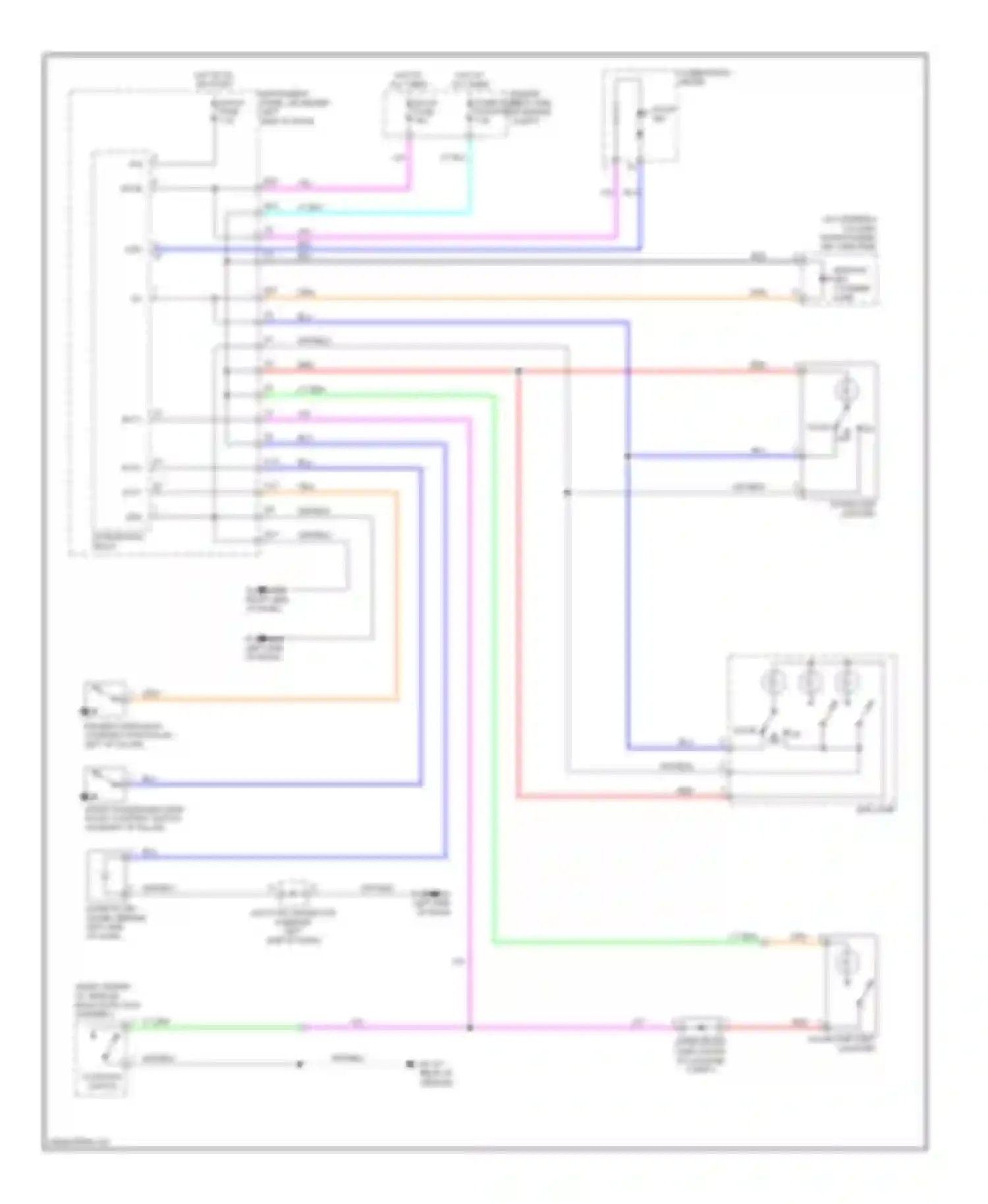 tC Scion I (2004-2007): Courtesy lamps circuit